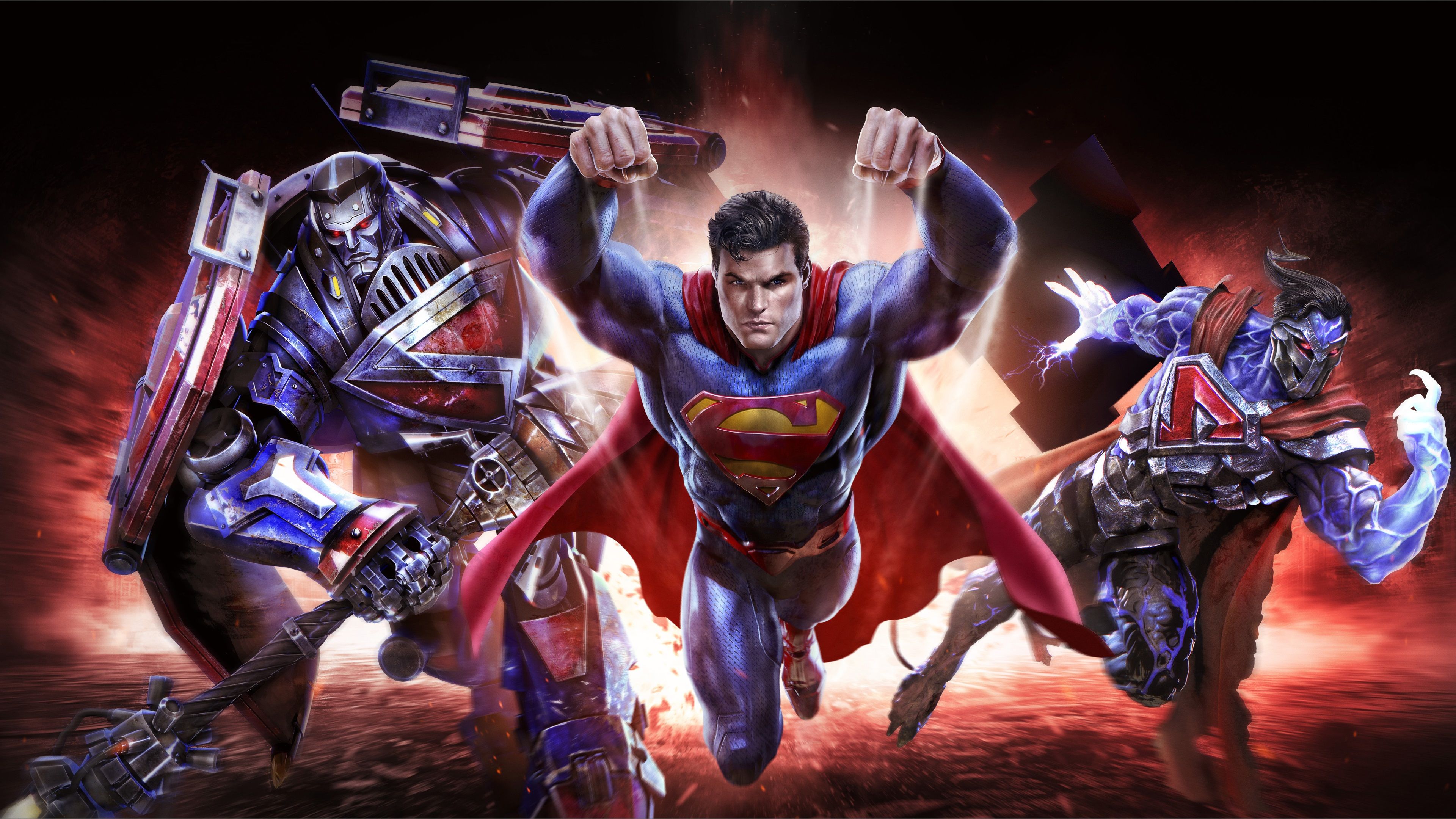 Wallpaper Dc Comics, Warner Games, Superman On Infinite