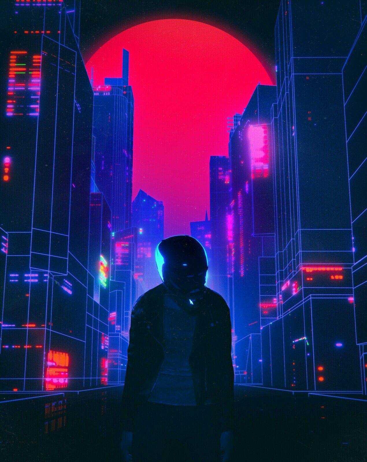 Neon Cyberpunk 4K wallpaper