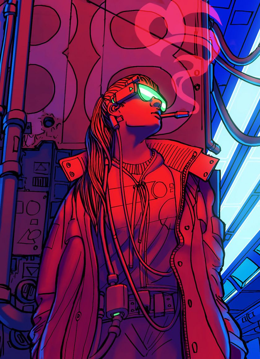 Neon Cyberpunk Wallpaper