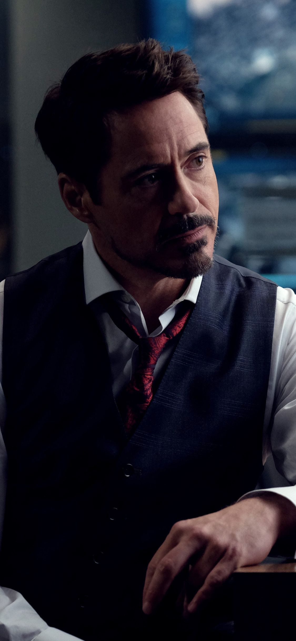 Robert Downey As Tony Stark In Avengers Infinity War