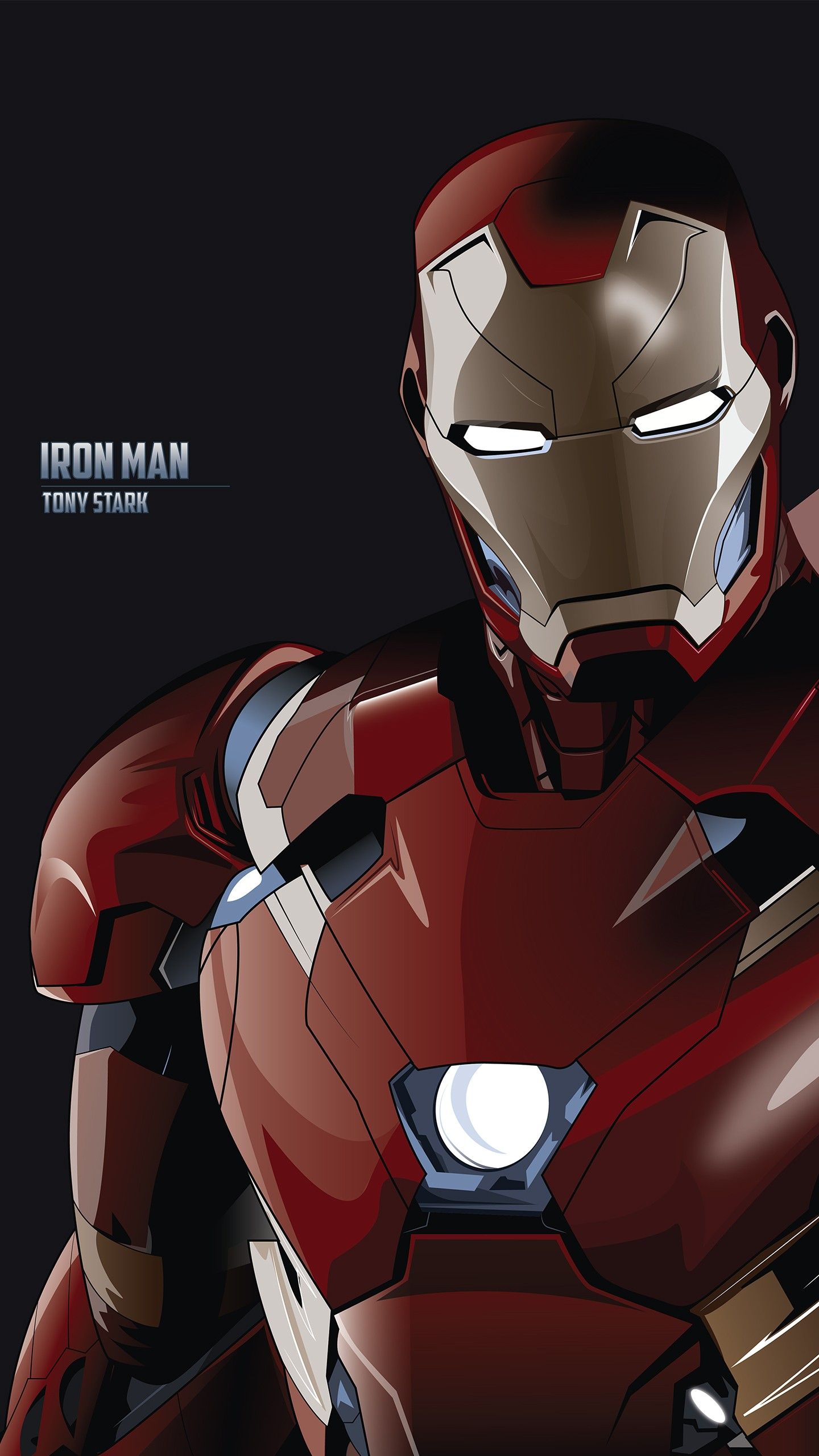 Tony Stark Iron Man Minimal 4K Wallpaper