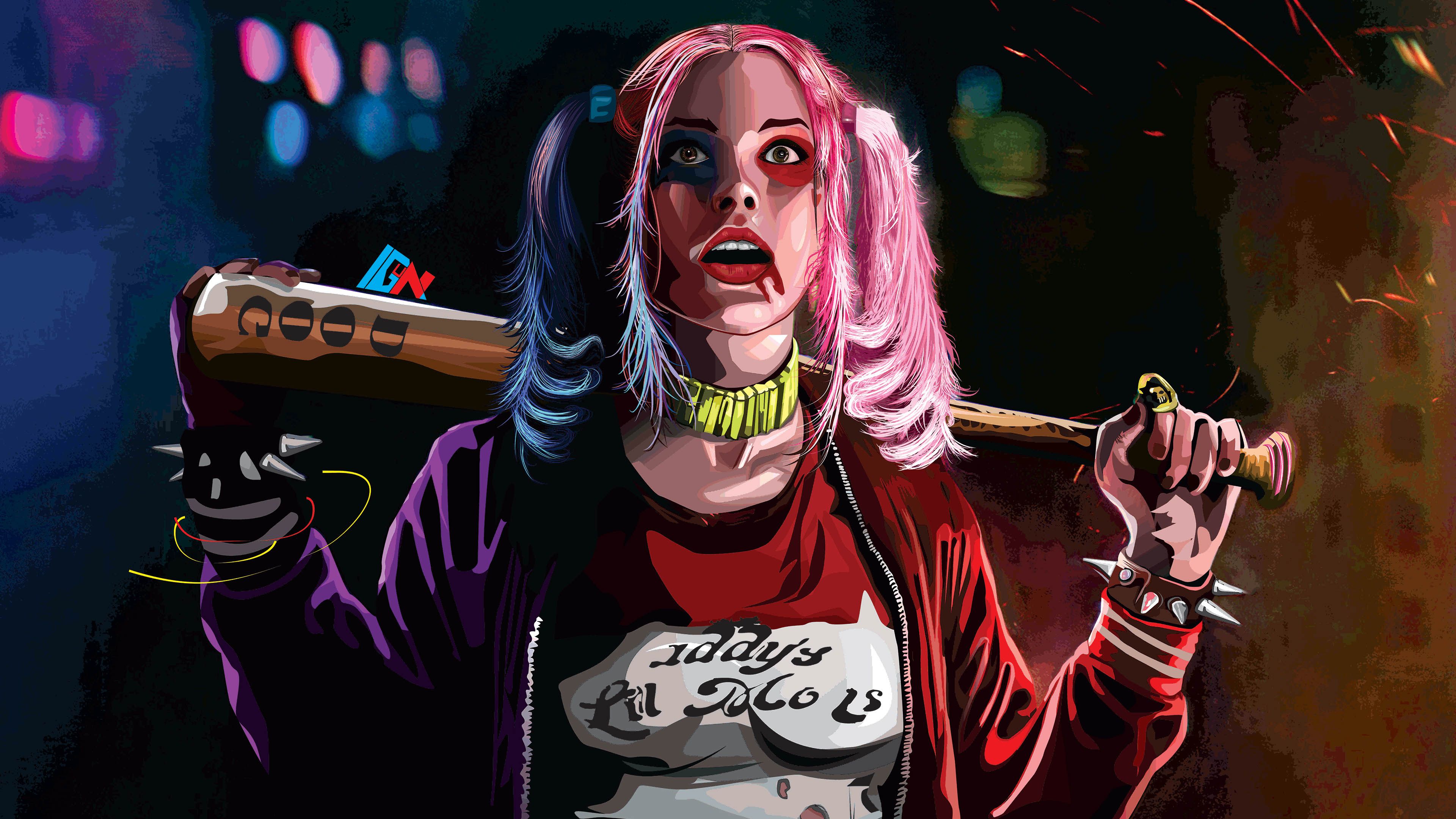 Harley Quinn 4k Artworks, HD Superheroes, 4k Wallpaper, Image