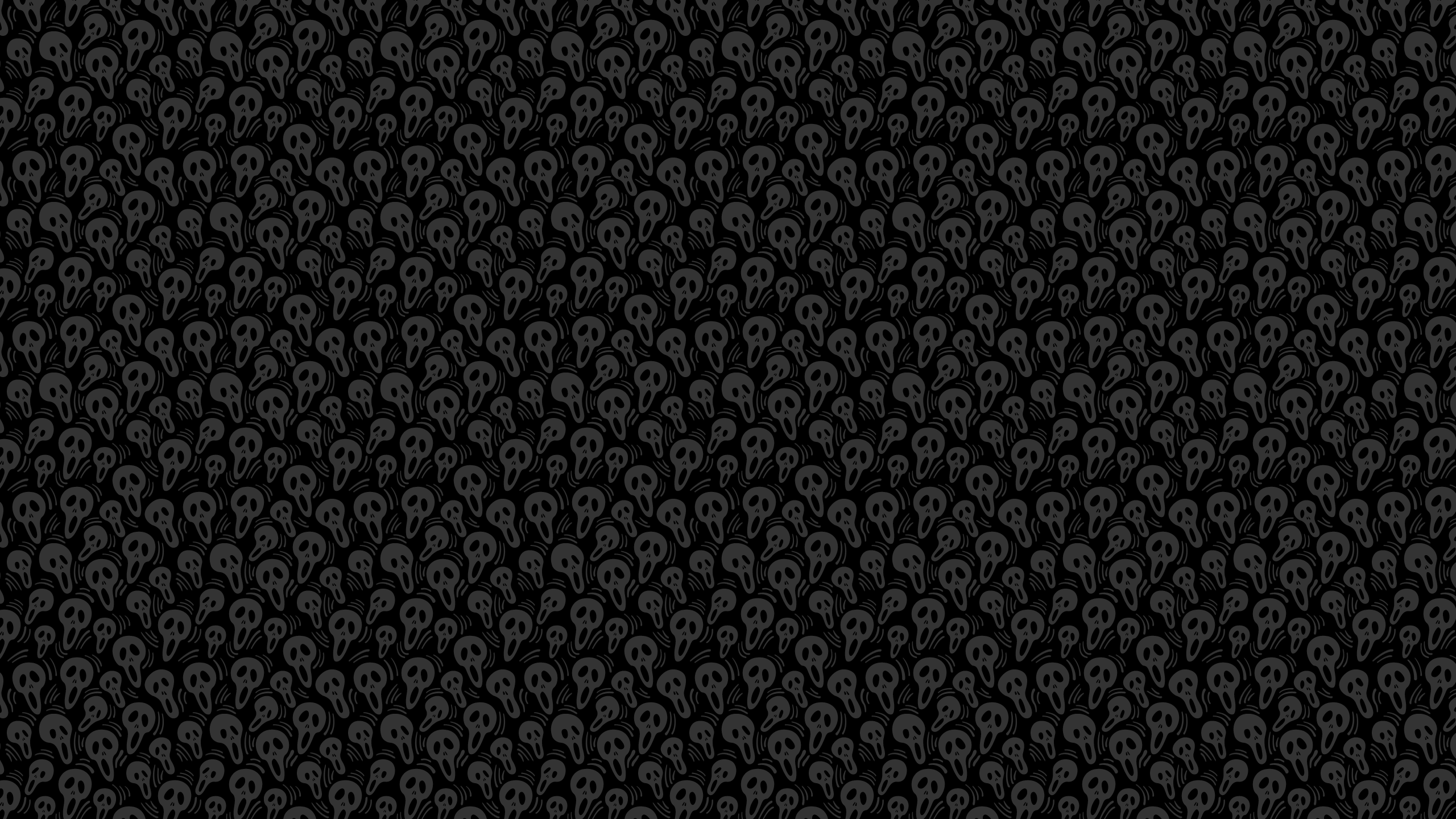 Scream Skulls Desktop Wallpaper