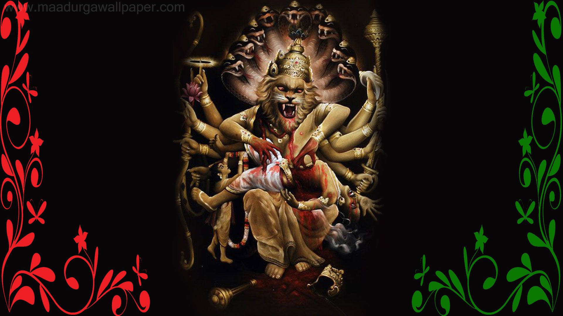 Lord Narasimha wallpaper, pics & HD image download
