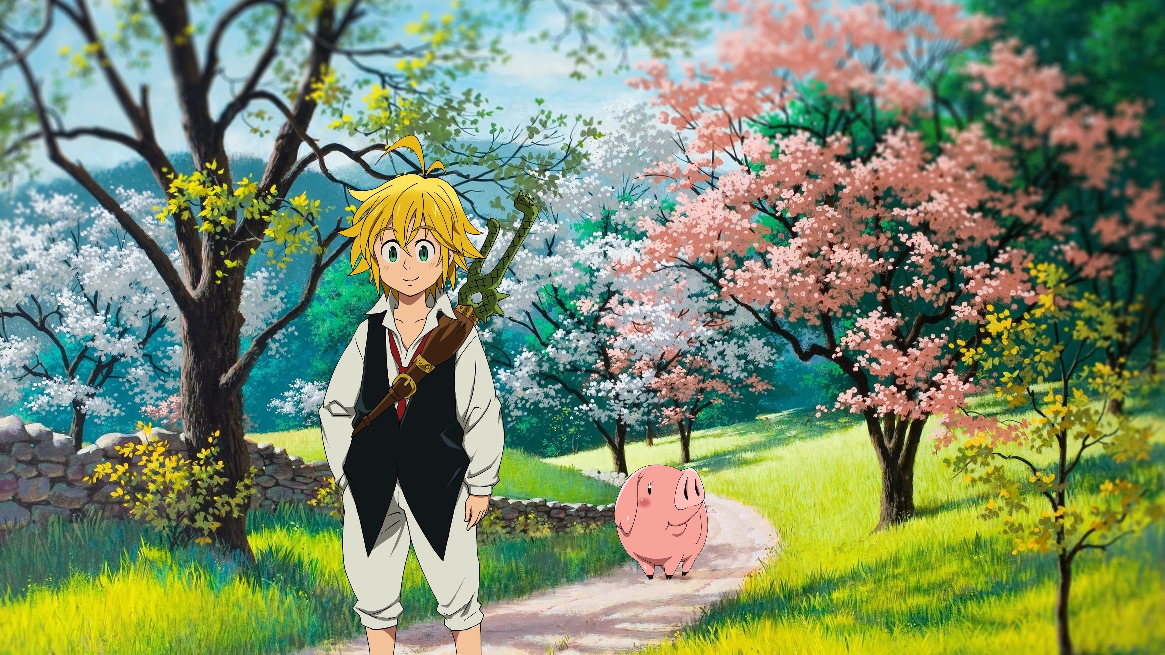 Meliodas from Seven Deadly Sin, anime, Nanatsu no Taizai