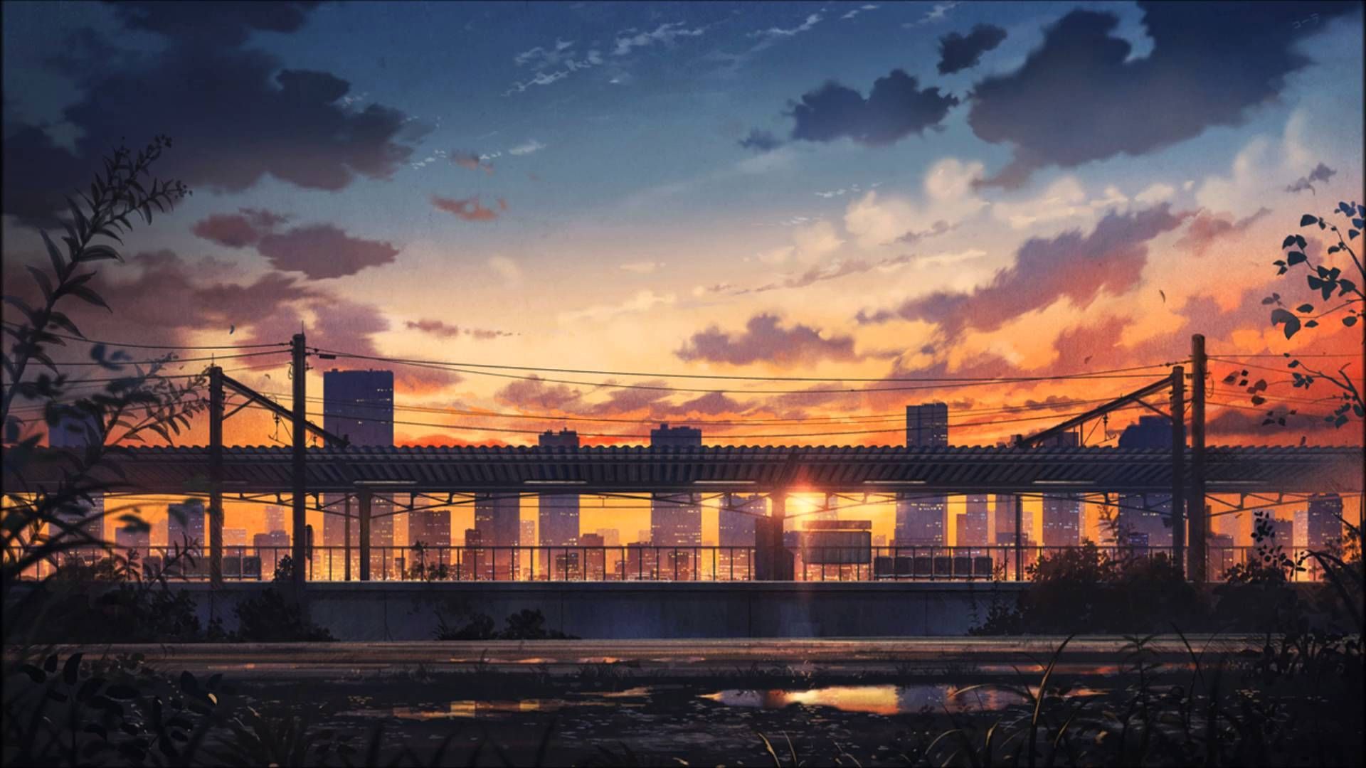 Annie Drury & Moonracer Lights. Anime scenery, Anime