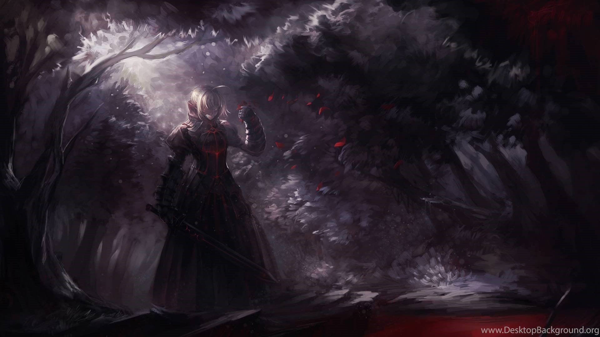 Dark Forest Image Wallpaper For Anime 2 Desktop Background