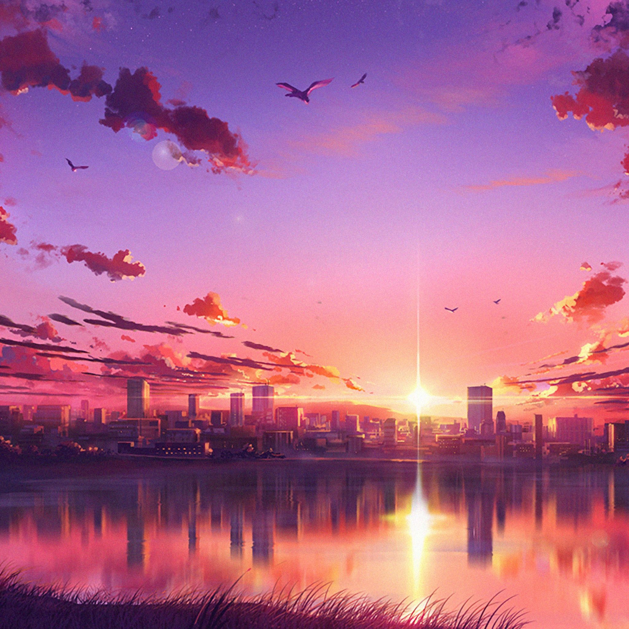 Anime Setting Wallpaper