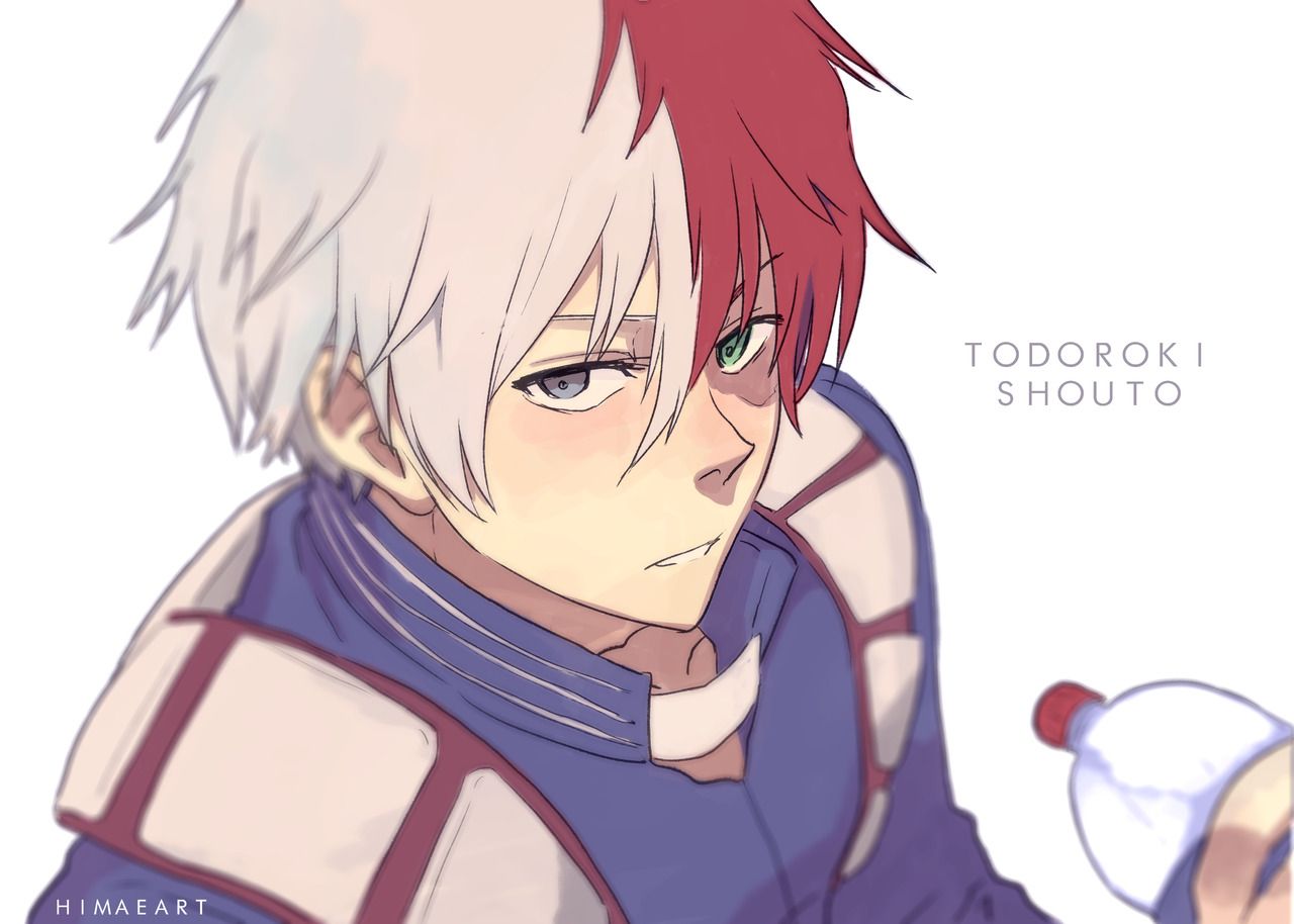 himaeart: todoroki shouto doodle for a friend