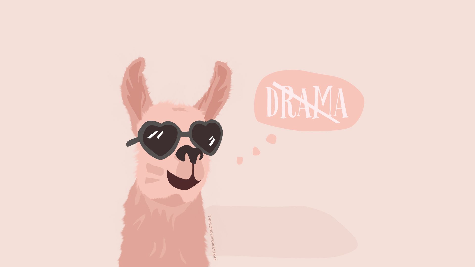 Llama Background. Llama Emoticons