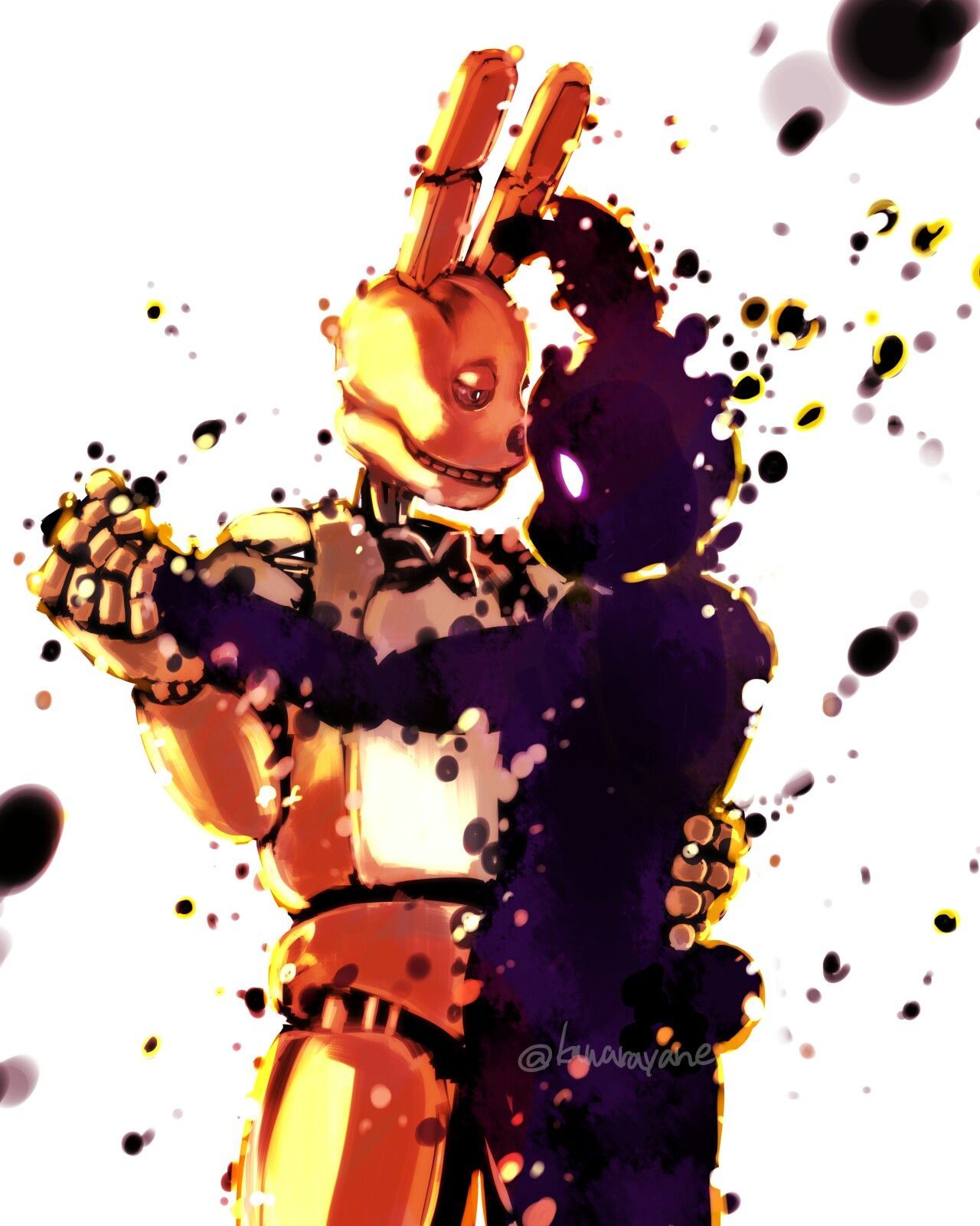 Springtrap now for 3D Dragon Ball Z compression shirts now
