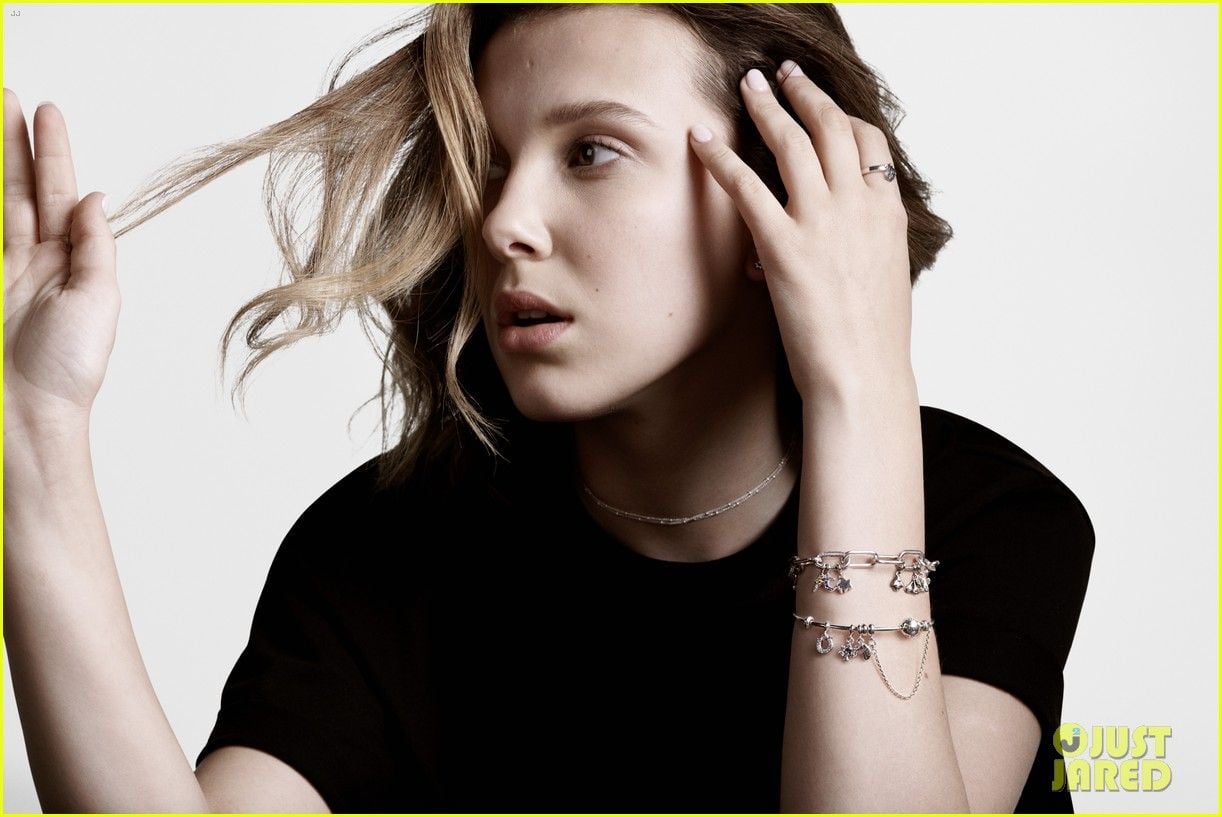 Millie Bobby Brown Models Pandora's New Jewelry Collection