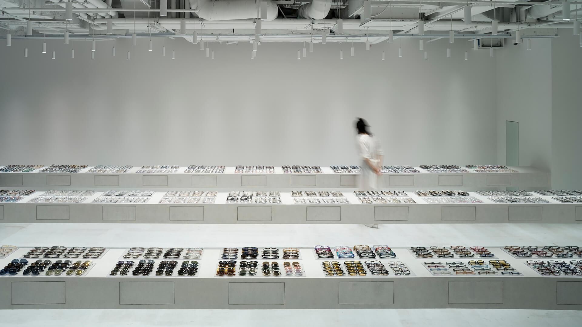 This eyeglass shop is so minimal, it doesn't even have a