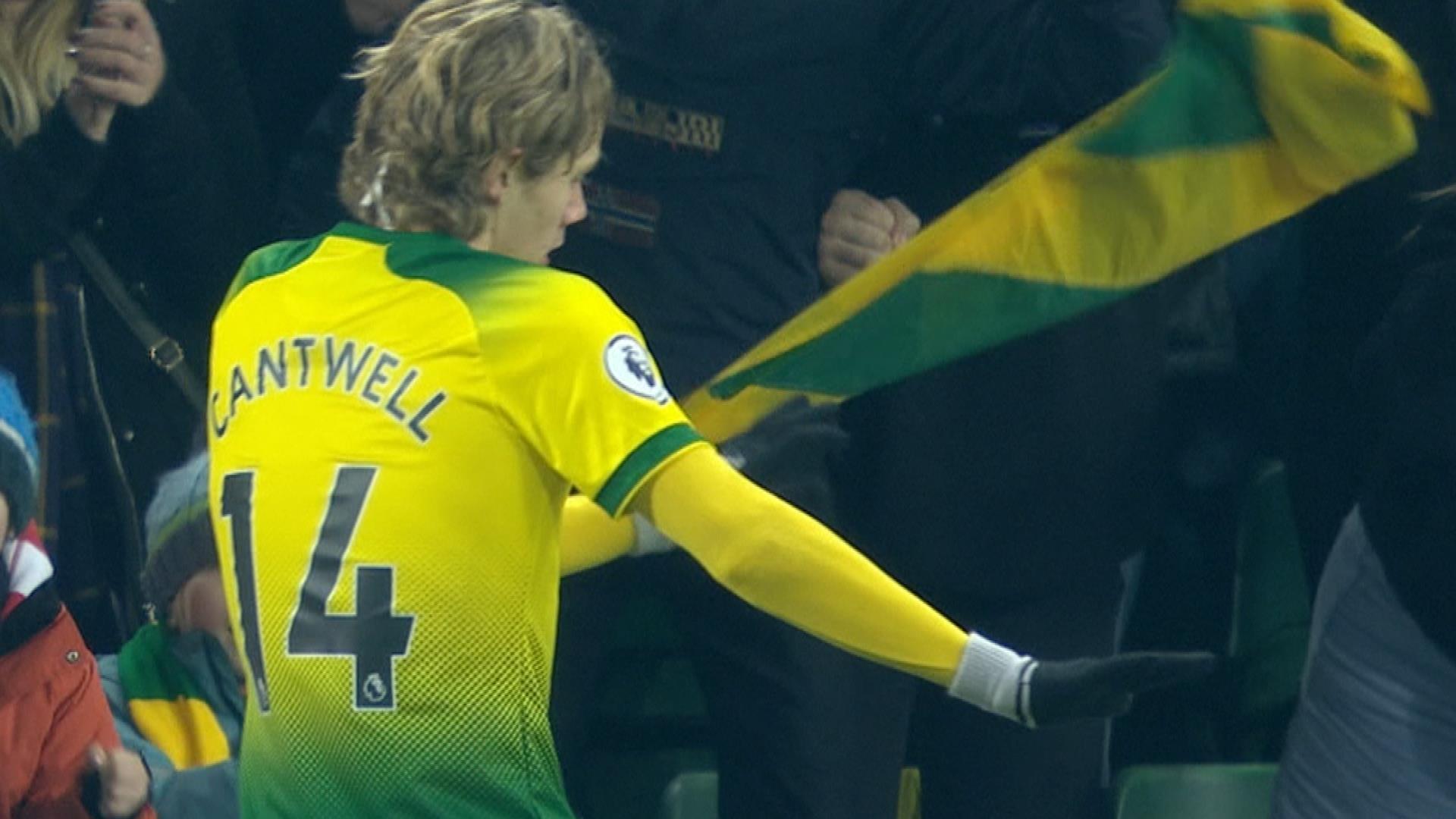 Cantwell slots Norwich City into the lead