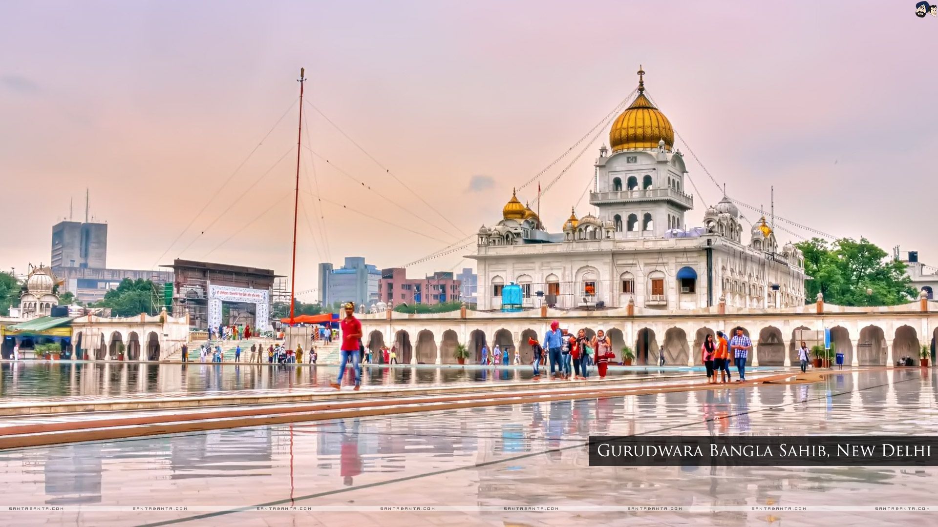 Gurudwara Bangla Sahib, New Delhi dedicated to Guru Har Krishan Ji