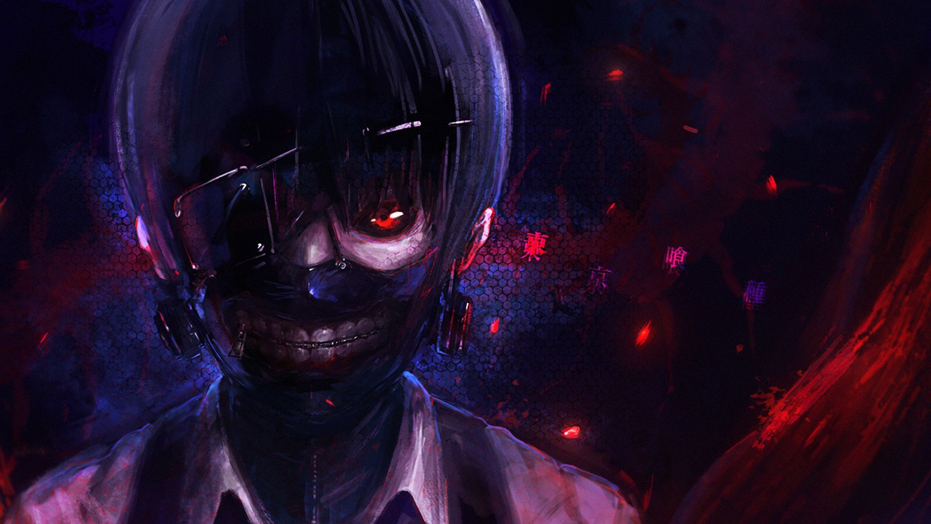 Анимированные обои kaneki