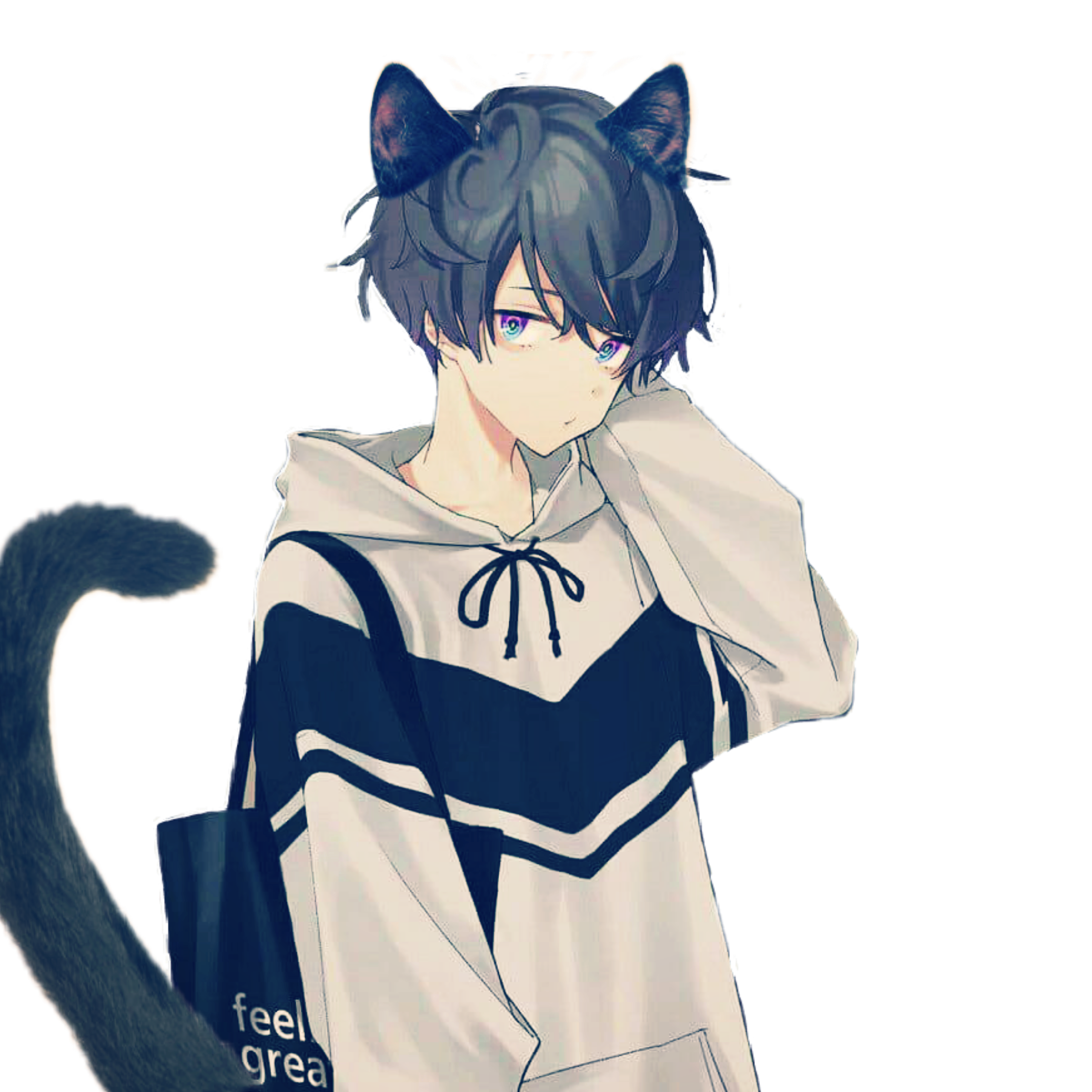 Anime Boy With Cat Kawaii Wallpapers - Wallpaper Cave