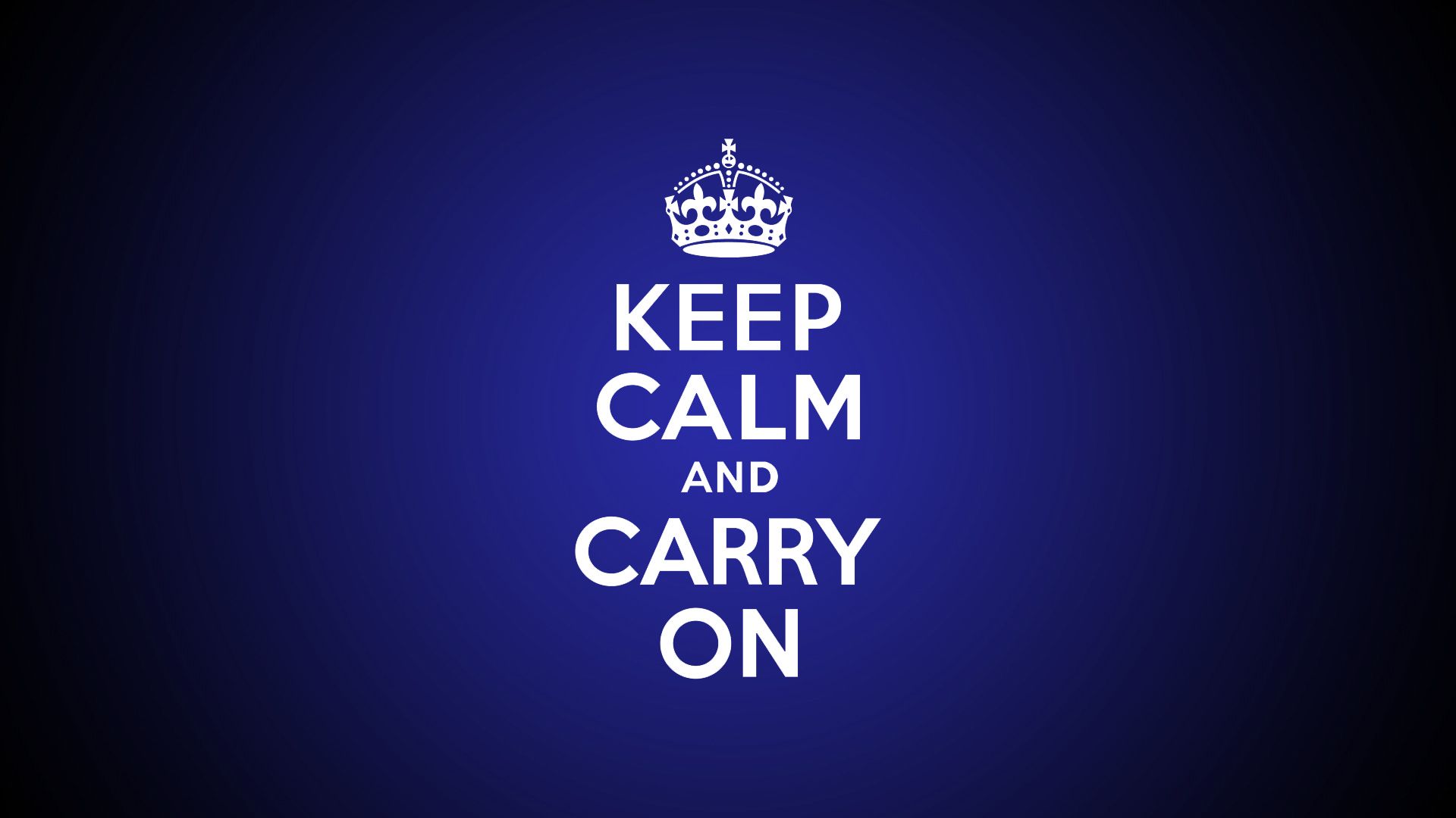HD Keep Calm and Carry On Wallpaper