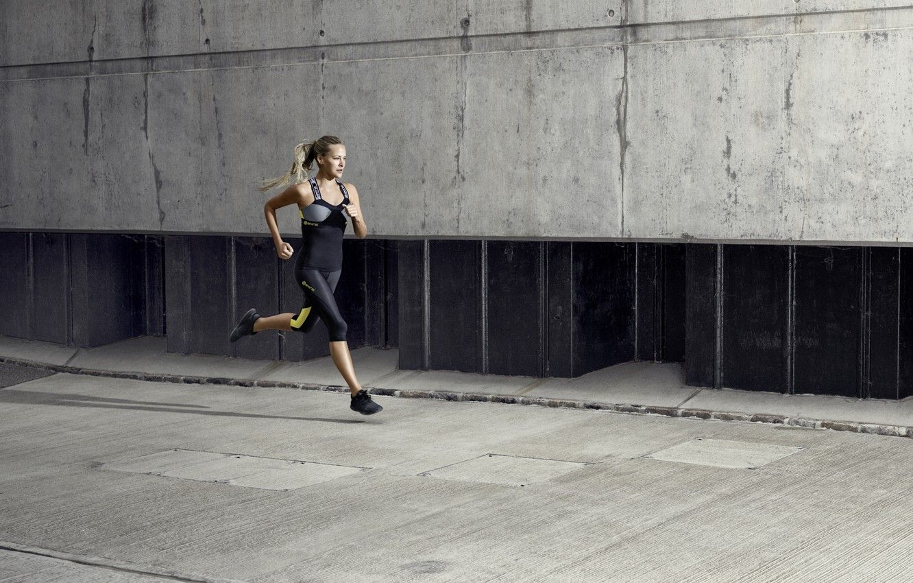 Wallpaper women, exercise, running, jogging image for desktop, section спорт