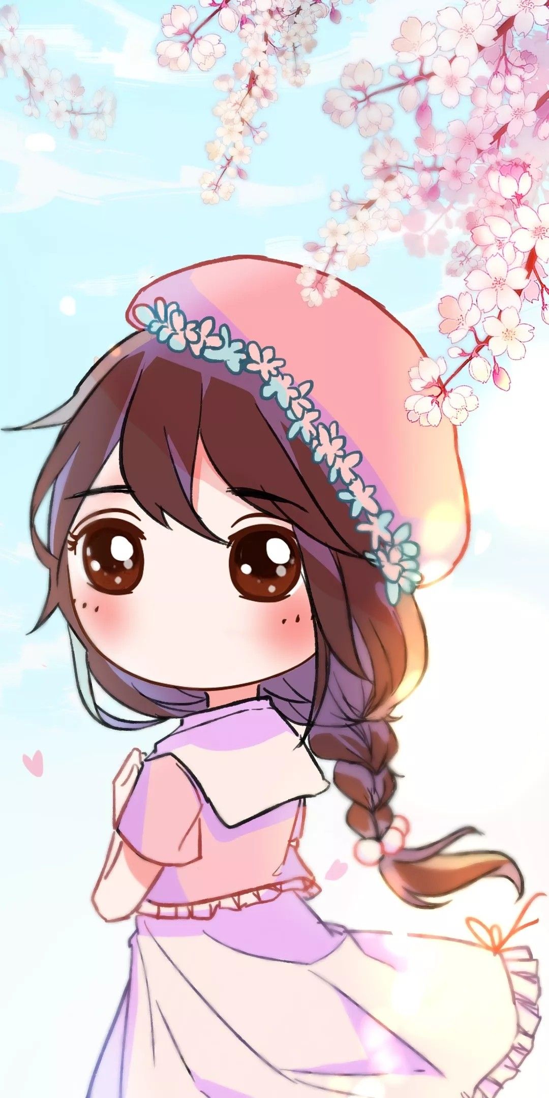 Illustration Kawaii japan girl