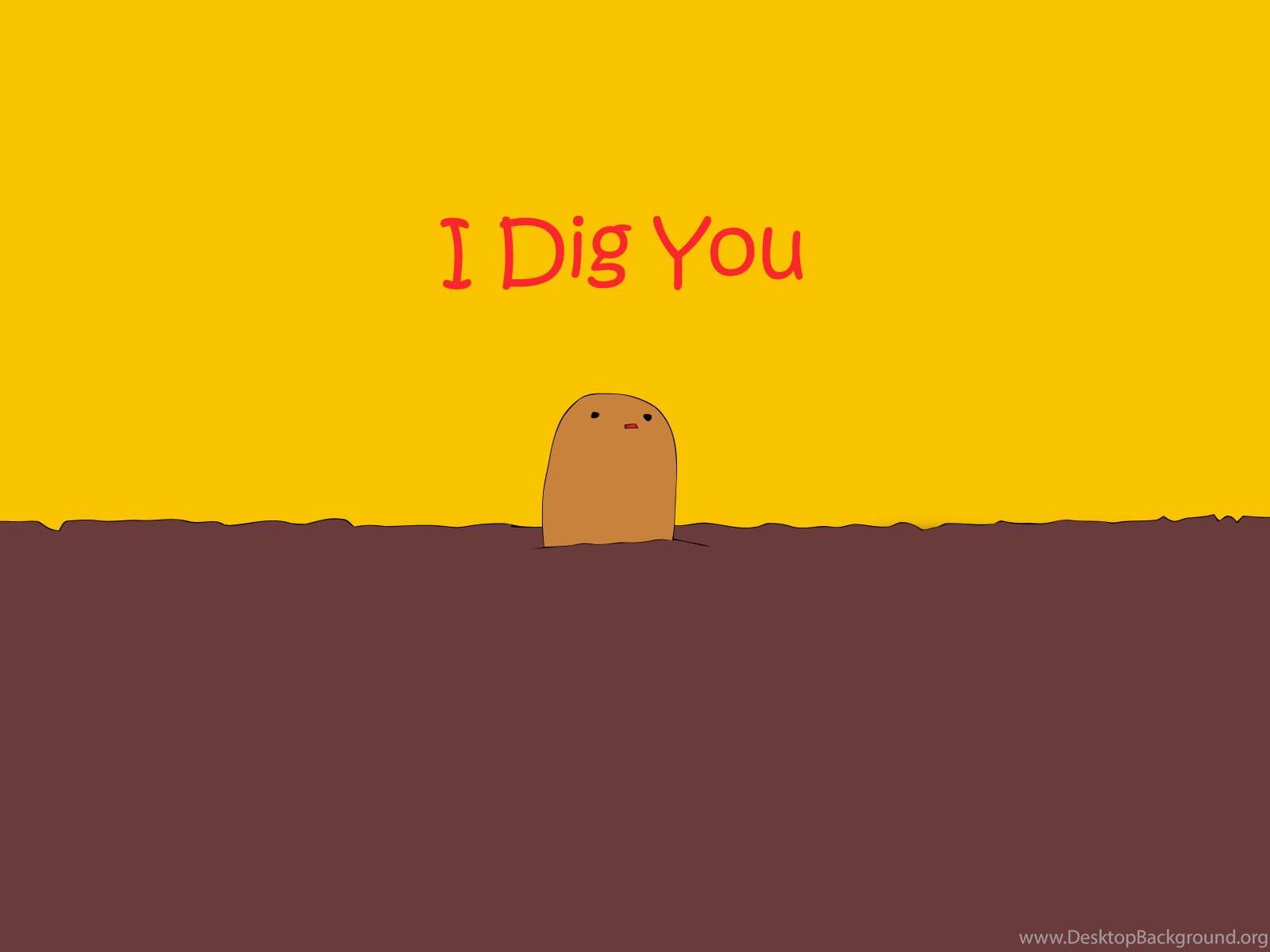 Diglett Pokemon Simplistic Wallpaper Desktop Background