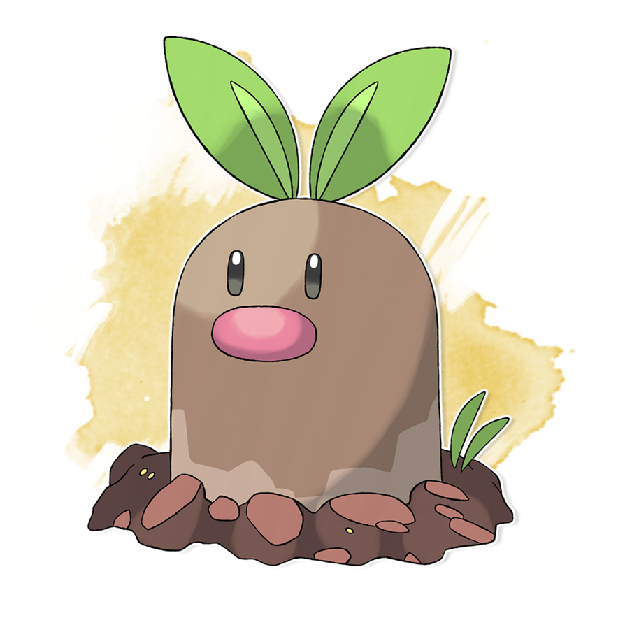 United Diglett by DiegoGuilherme. Pokemon, Pokemon fan art