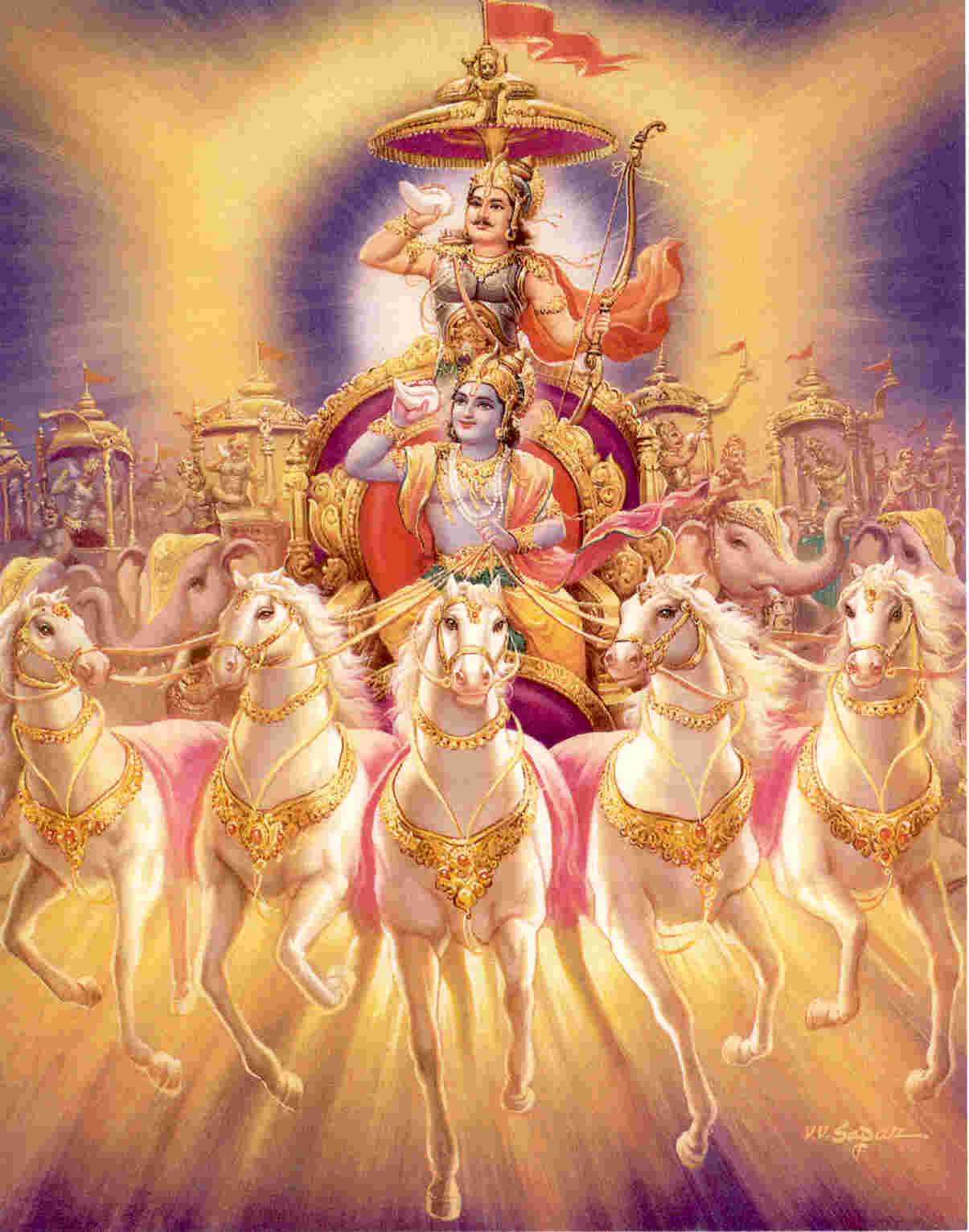 Arjuna Wallpaper. Arjuna Krishna