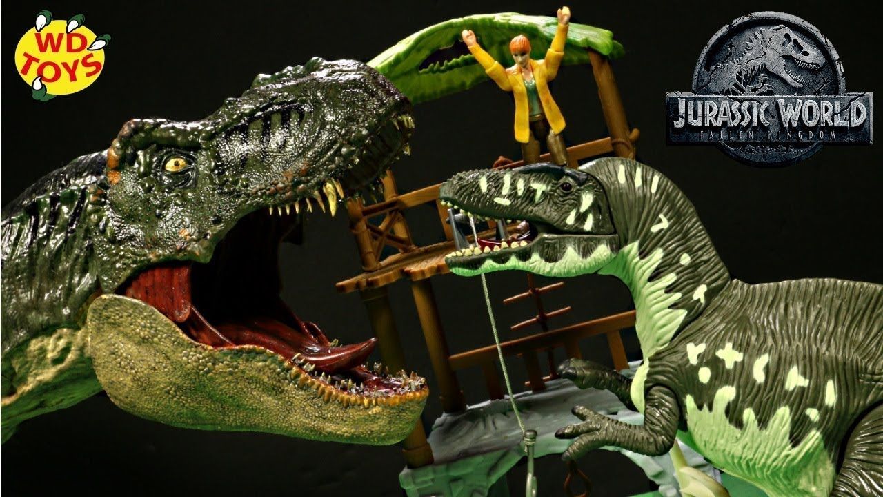 New T Rex Vs Indoraptor Terra Battat Acrocanthosaurus Jungle