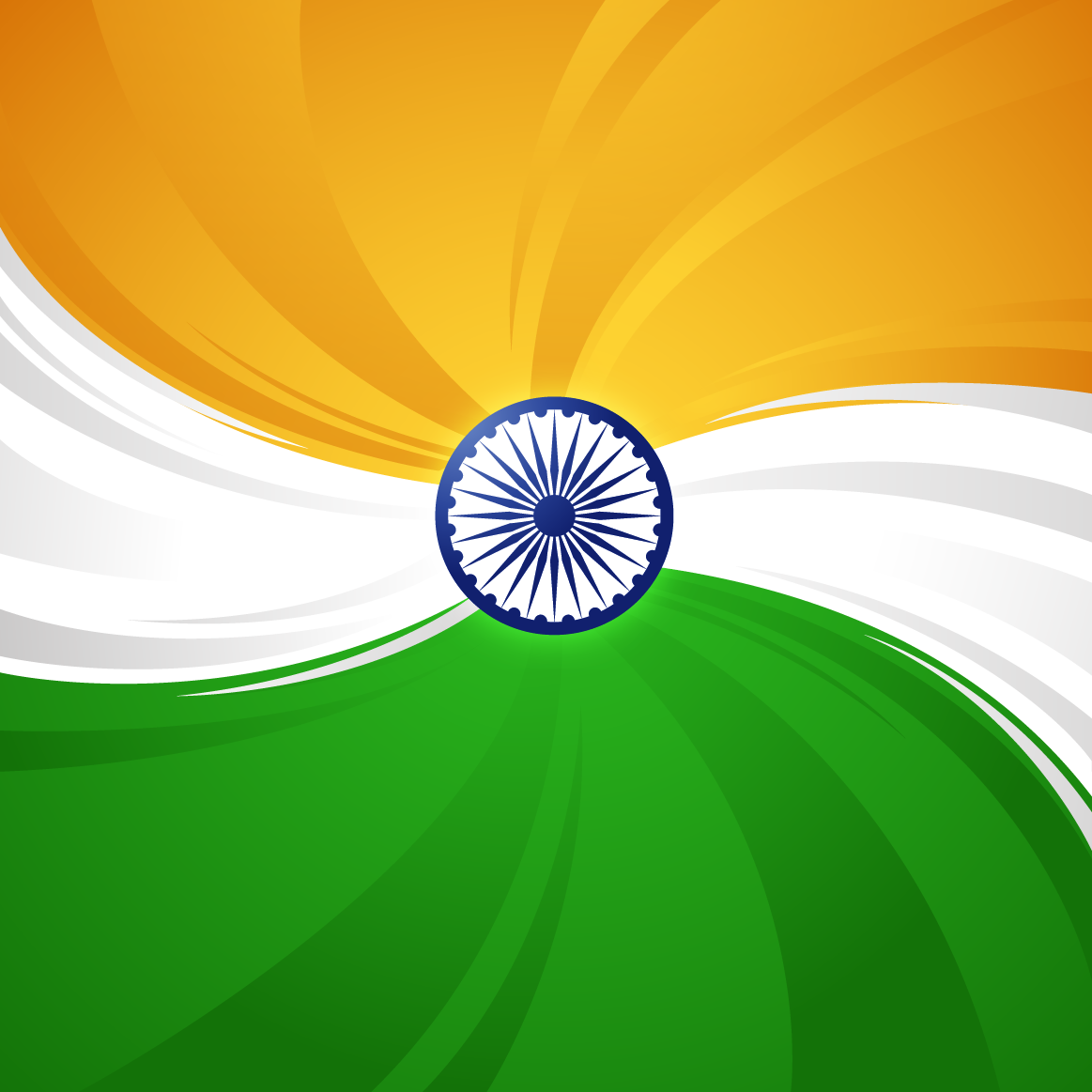 INFCI28. Indian National Flag Clipart Icon Today:1586626404