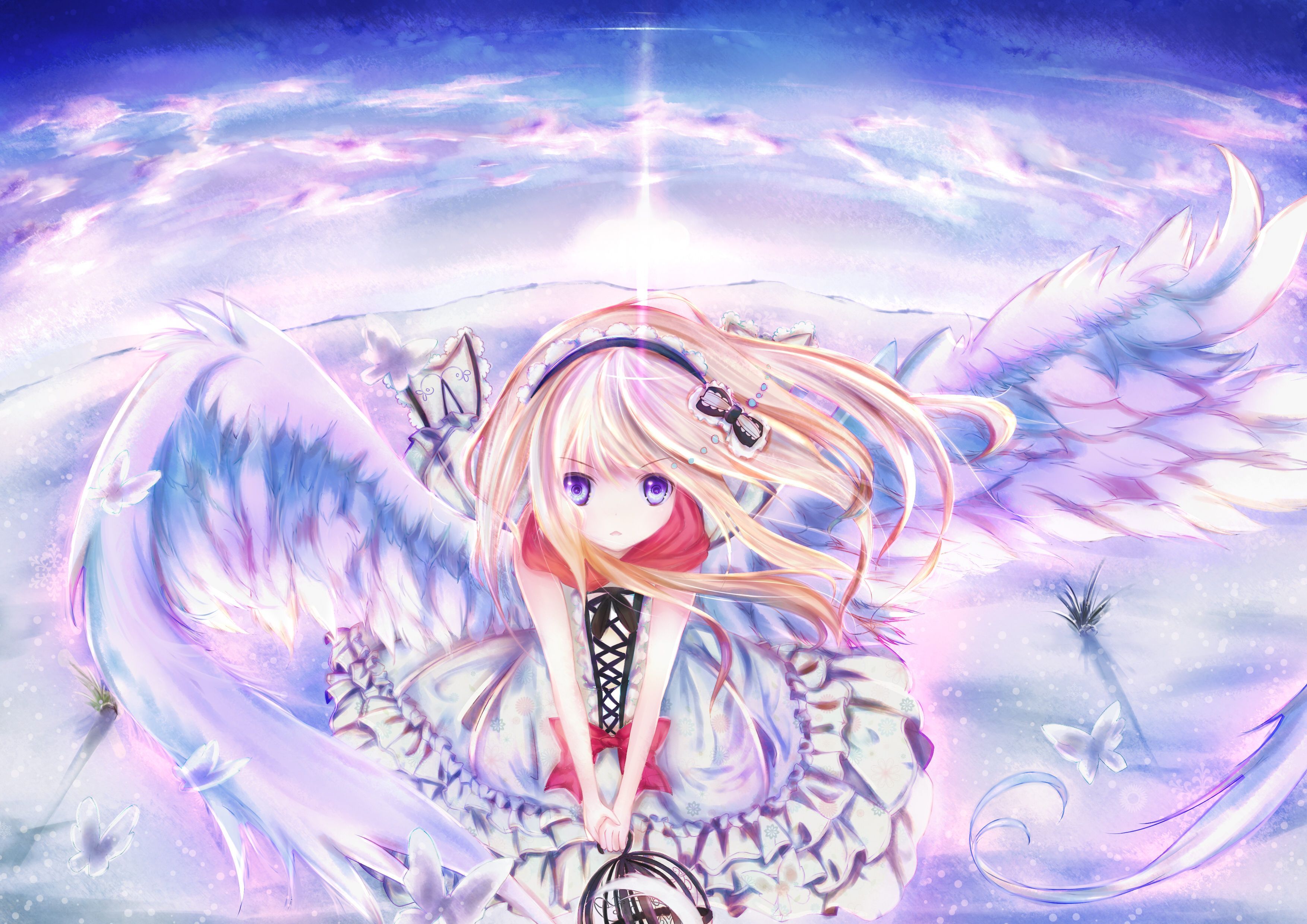 Anime Angel Girl Wallpaper Free Anime Angel Girl