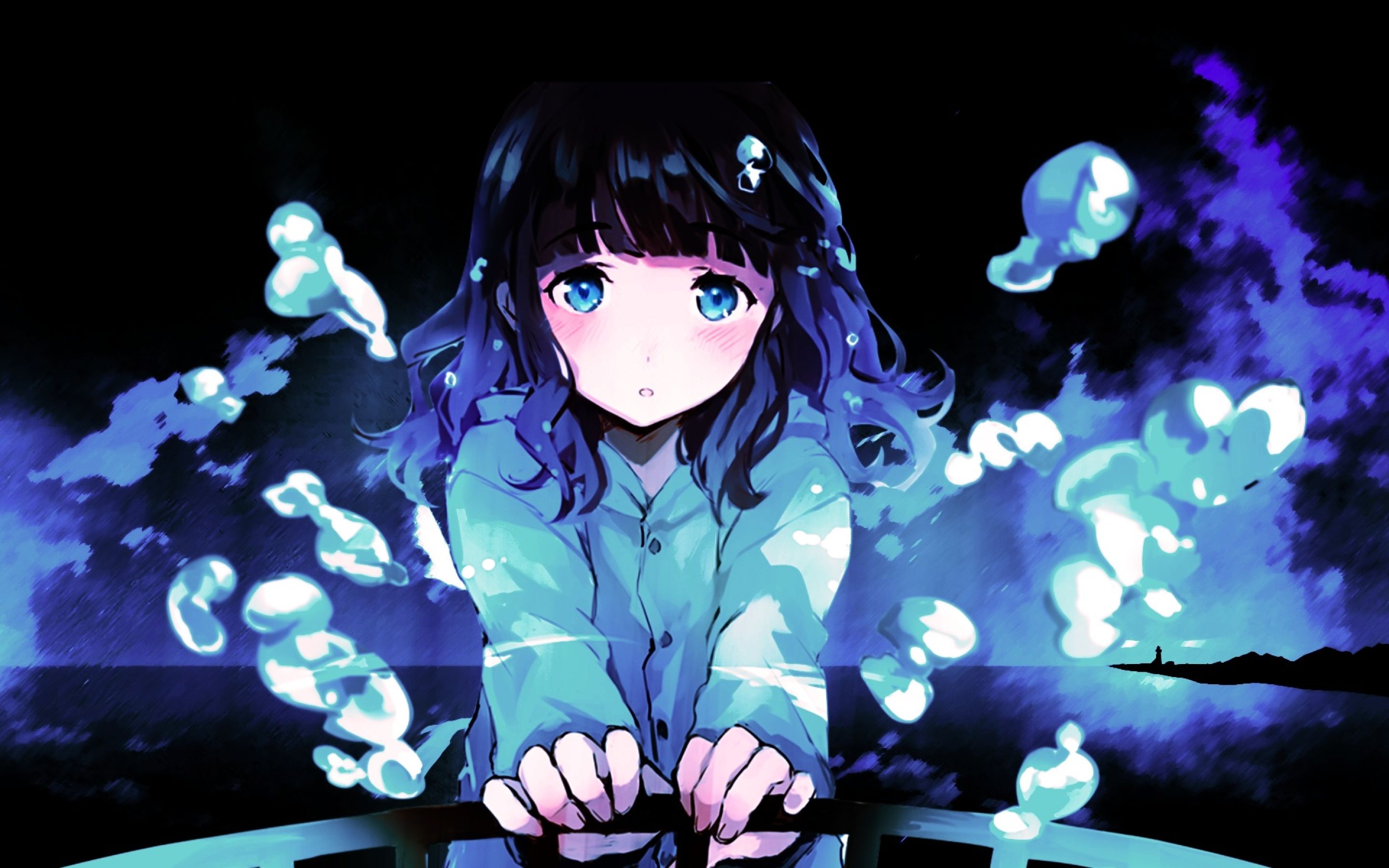 Anime Sad Girl Macbook Pro Retina Wallpaper, HD Anime 4K