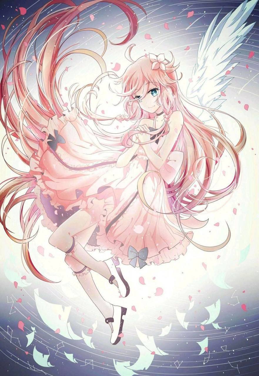 19++ Cute Anime Angel Wallpaper