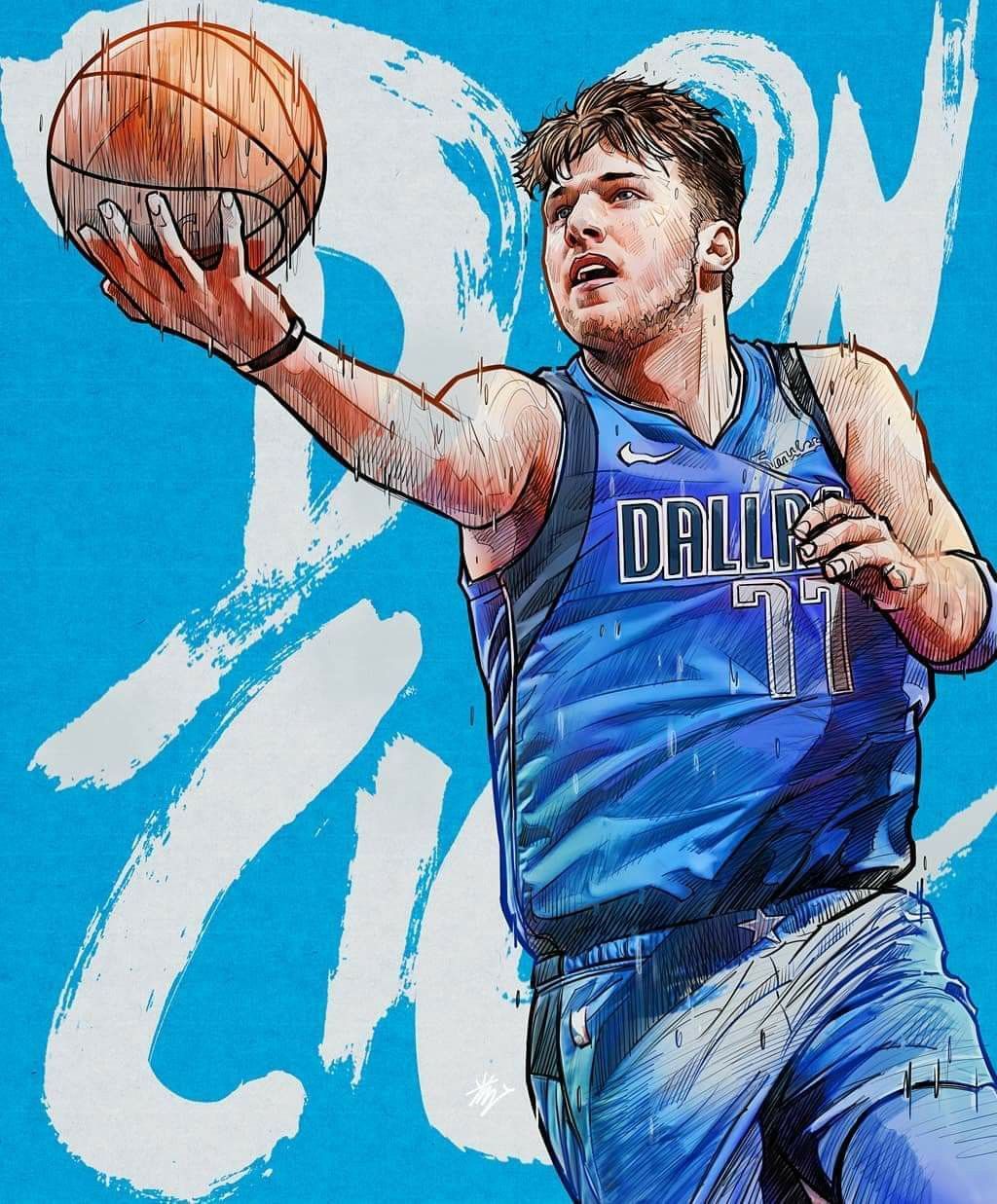 Cartoon Luka Doncic Wallpapers - Wallpaper Cave