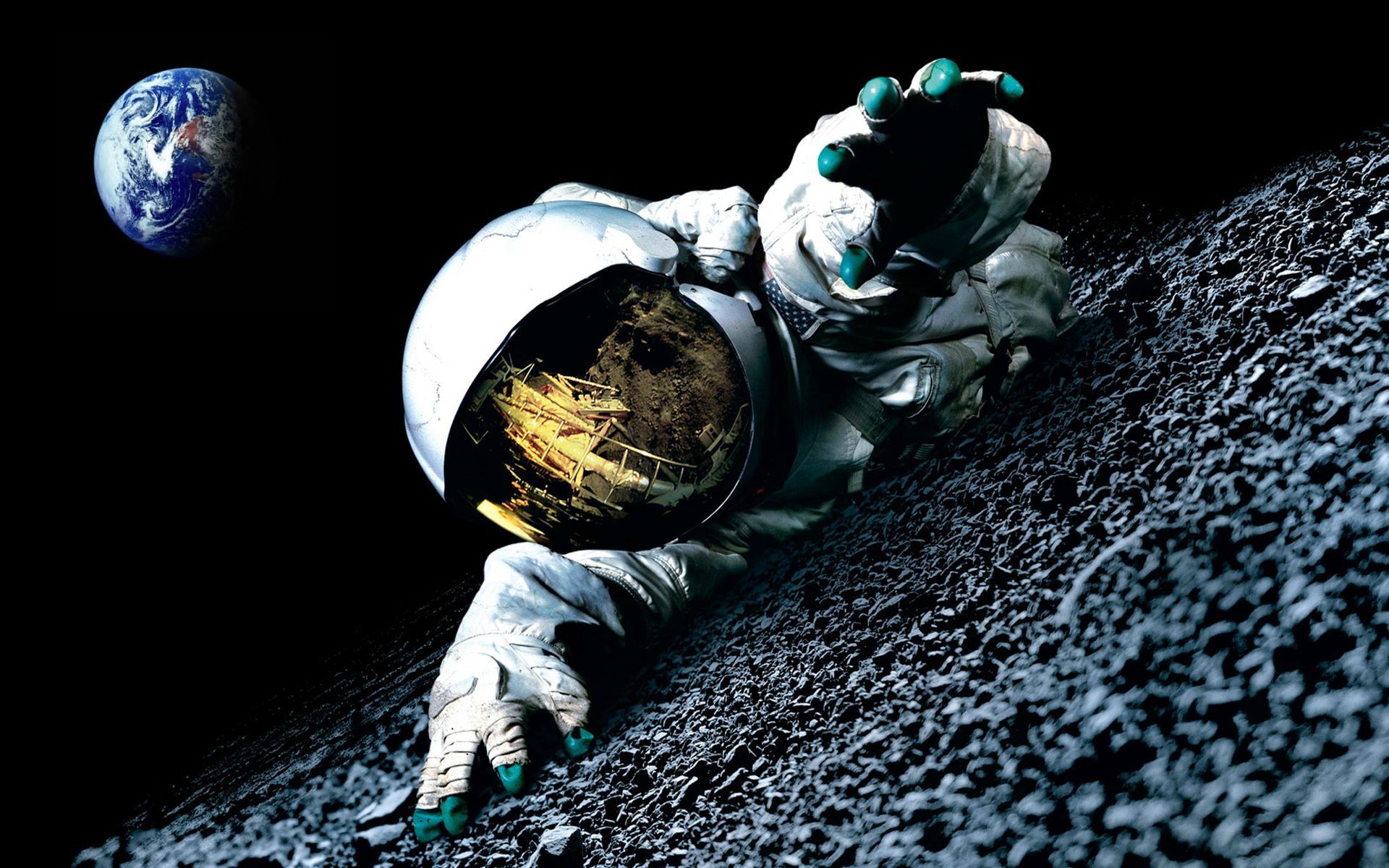 Free download Man on the Moon image to desktop and wallpaper