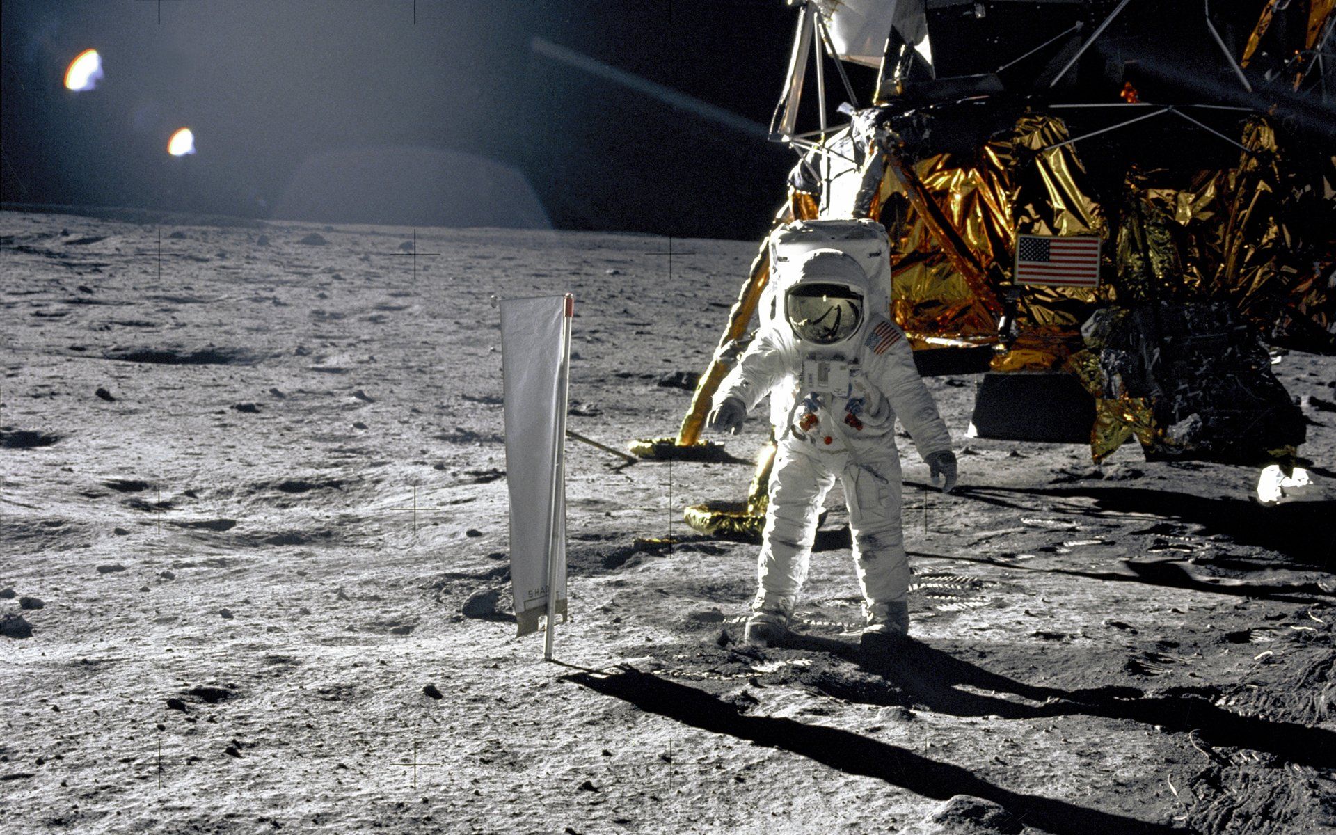 Free download Man On The Moon Apollo Desktop Wallpaper 1920x1200