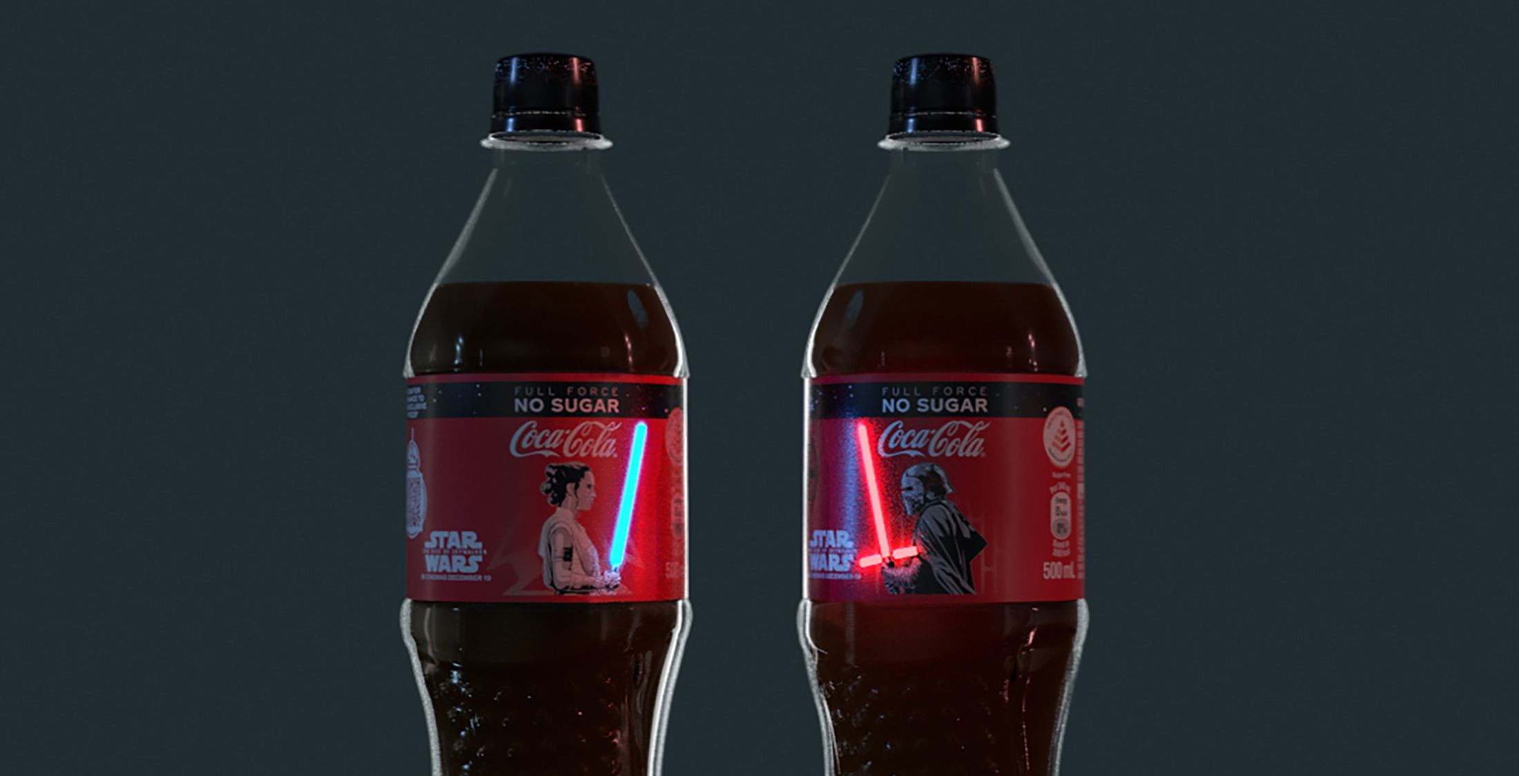 Star Wars Coke Bottles Have Built In OLED Lightsabers