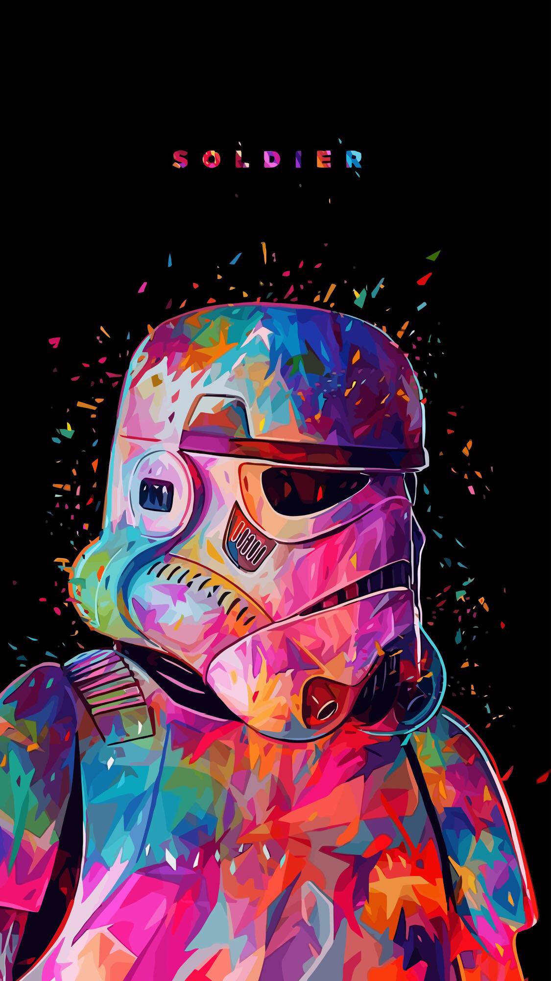 Spread the Star Wars Vibes. iPhone X Wallpaper X