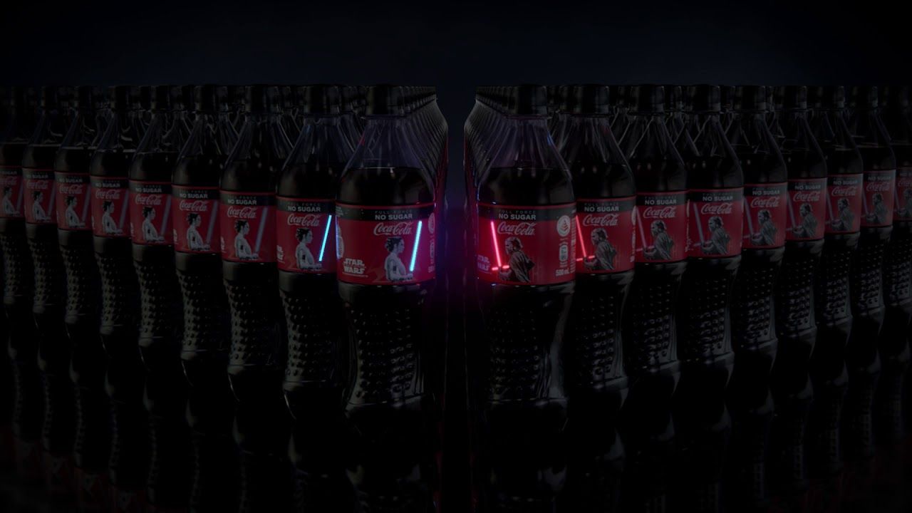 Coca Cola's Latest Limited Edition Star Wars Bottle Has OLED