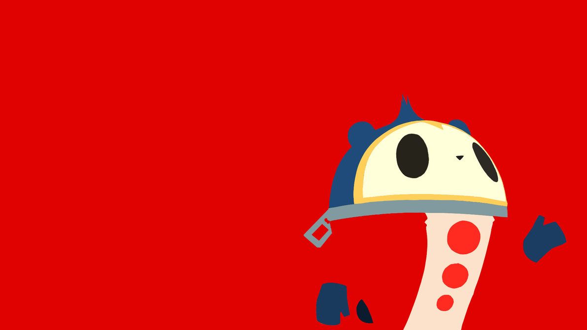 Free download Persona 4 Teddie Minimalist Wallpaper