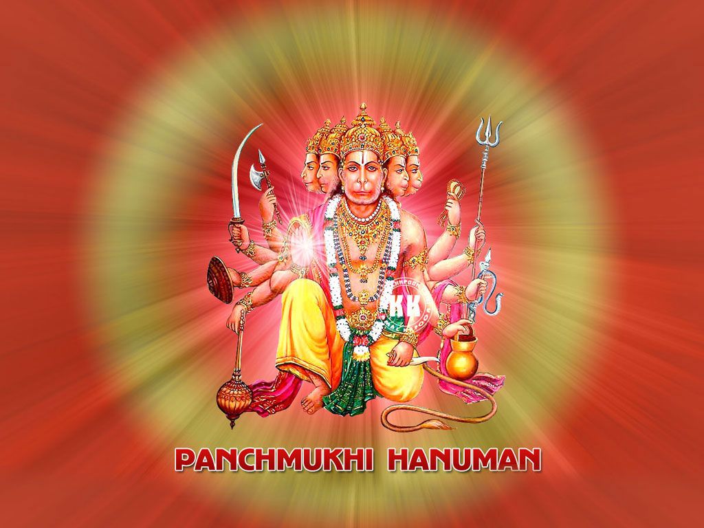 Panchmukhi Hanuman Wallpaper for Desktop