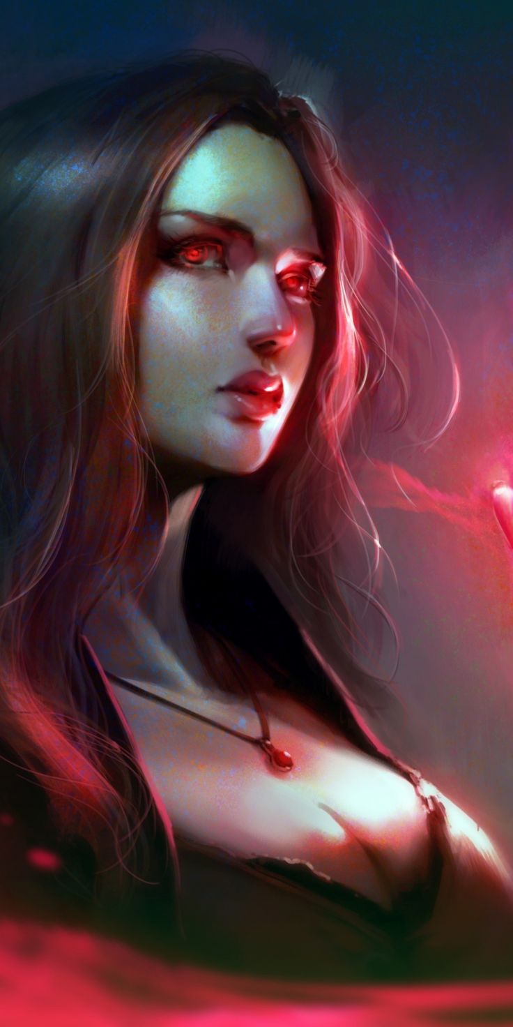 magnificent wallpaper Scarlet Witch, marvel, superhero, magician