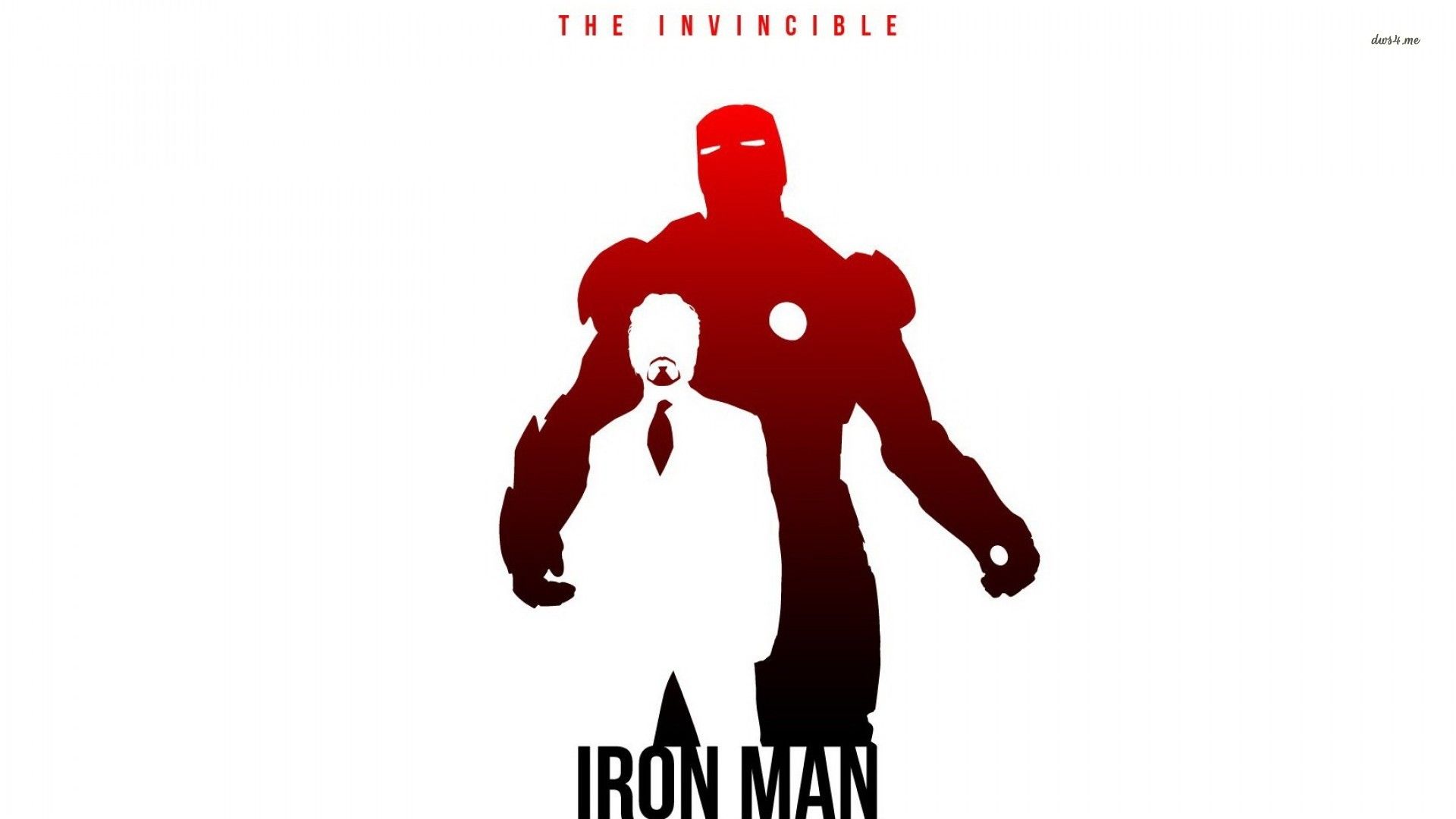 Iron Man Silhouette Vector