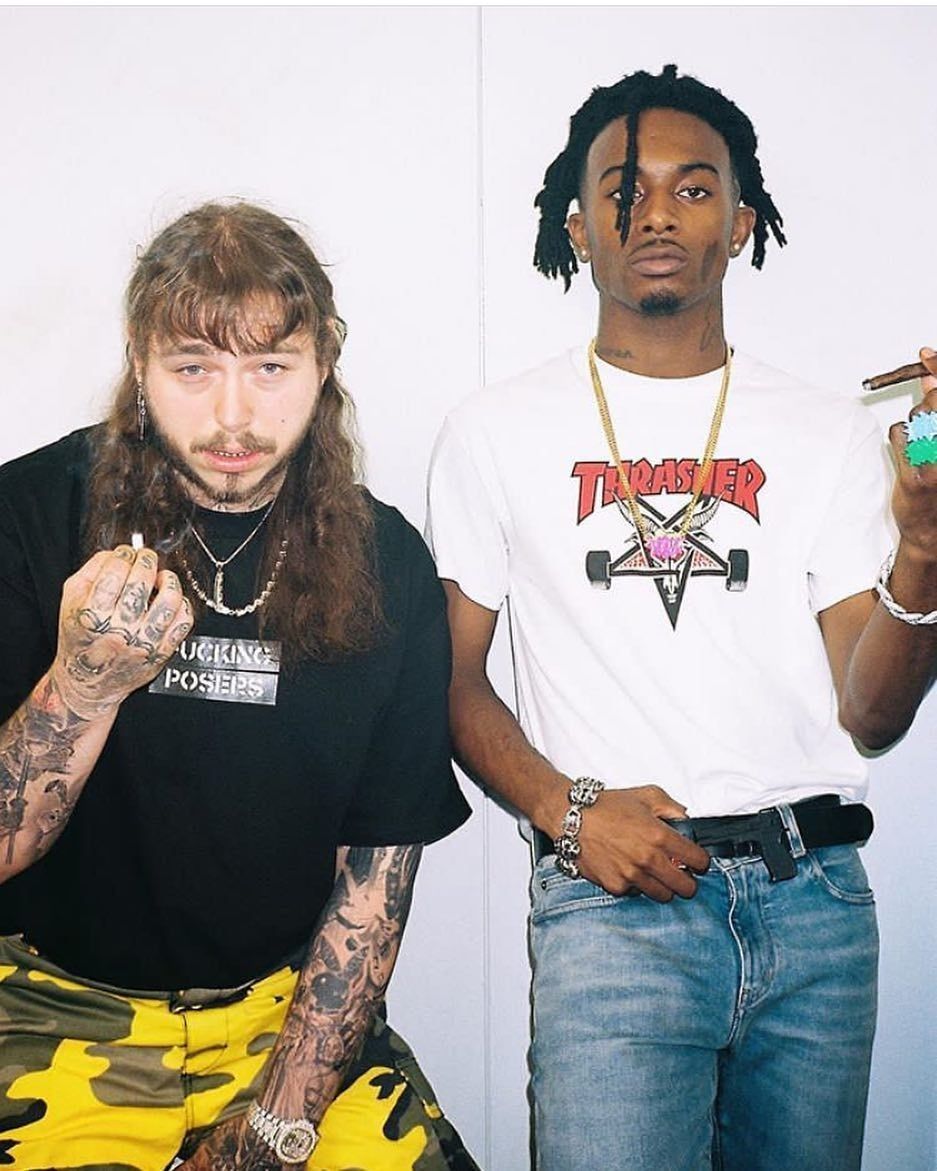 Playboi carti ' post malone follow me on Instagram