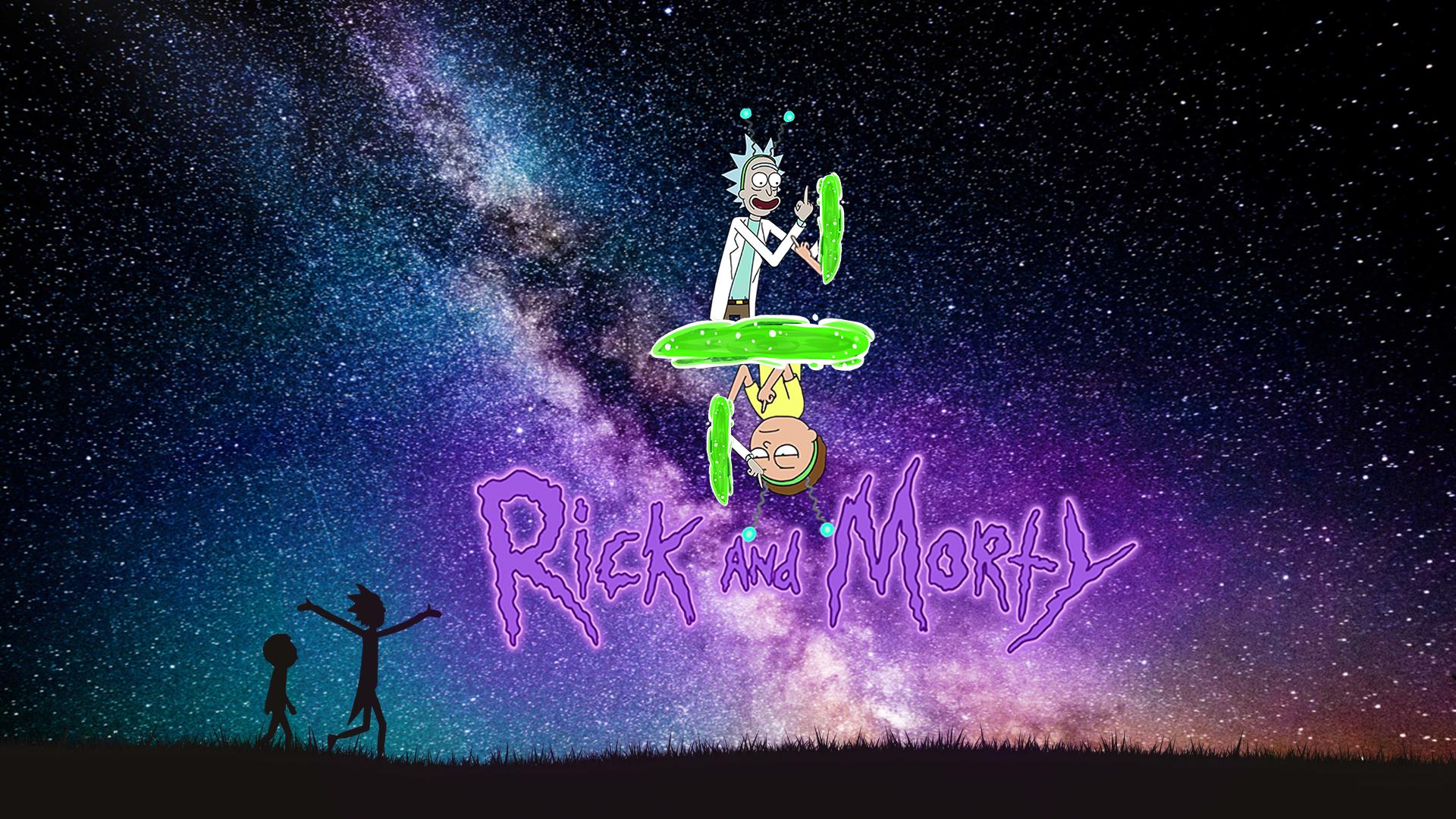 Wallpaper Rick And Morty