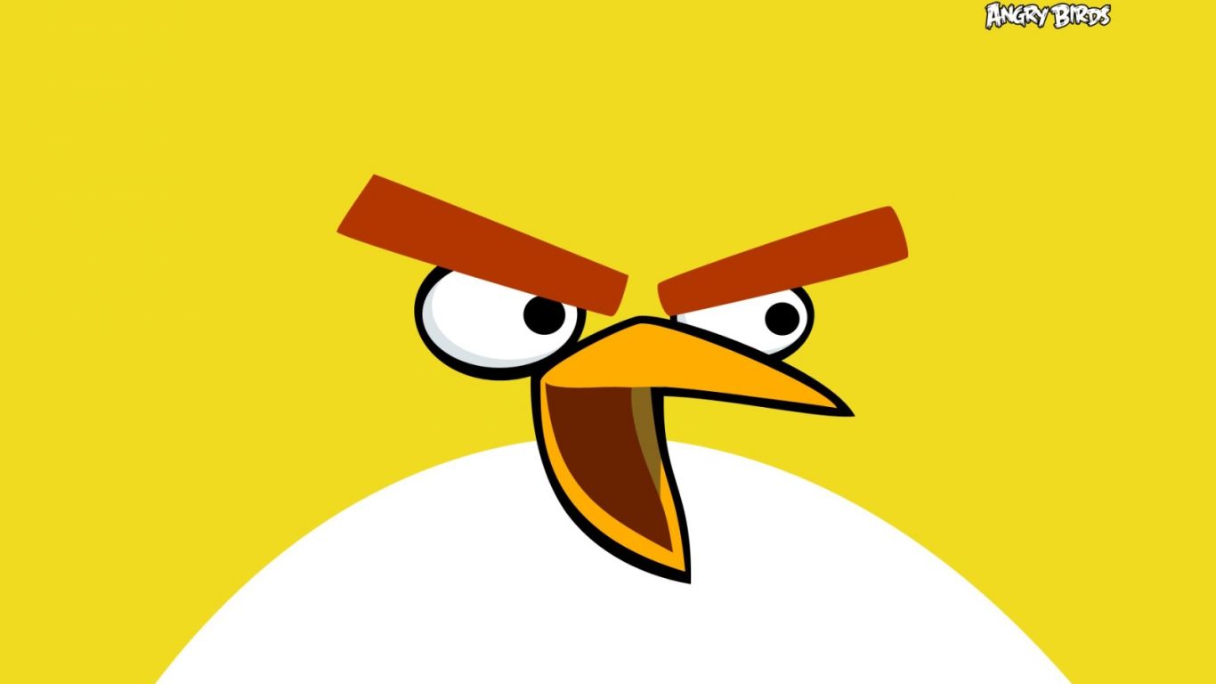 Free download Yellow Angry Birds Wallpaper Cartoon Wallpaper