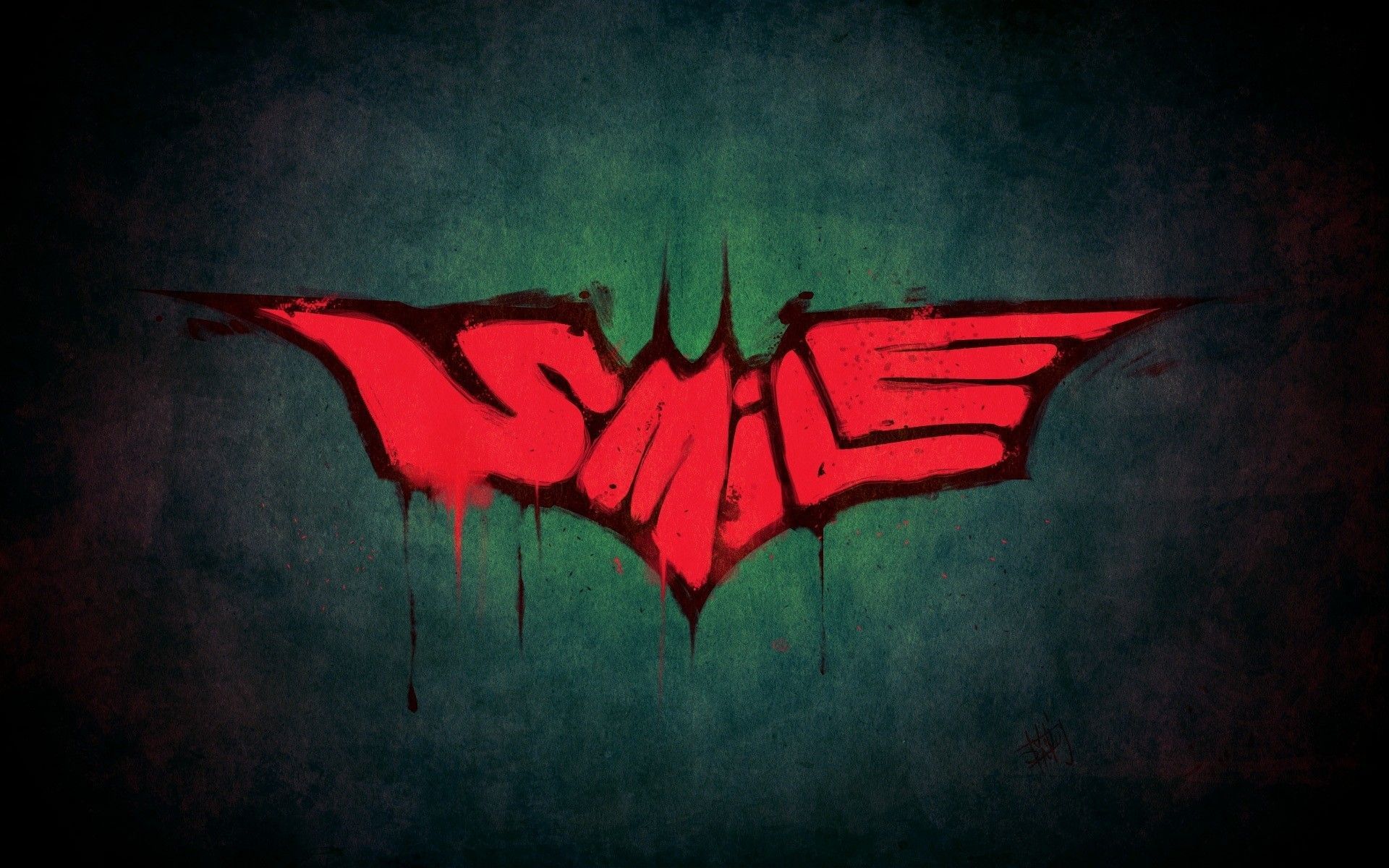 Batman, #minimalism, #smile, #logos, #graffiti. Wallpaper No