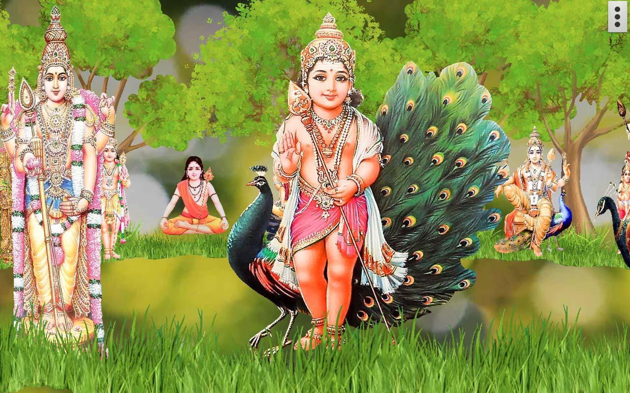 4D Lord Murugan Live Wallpaper for Android