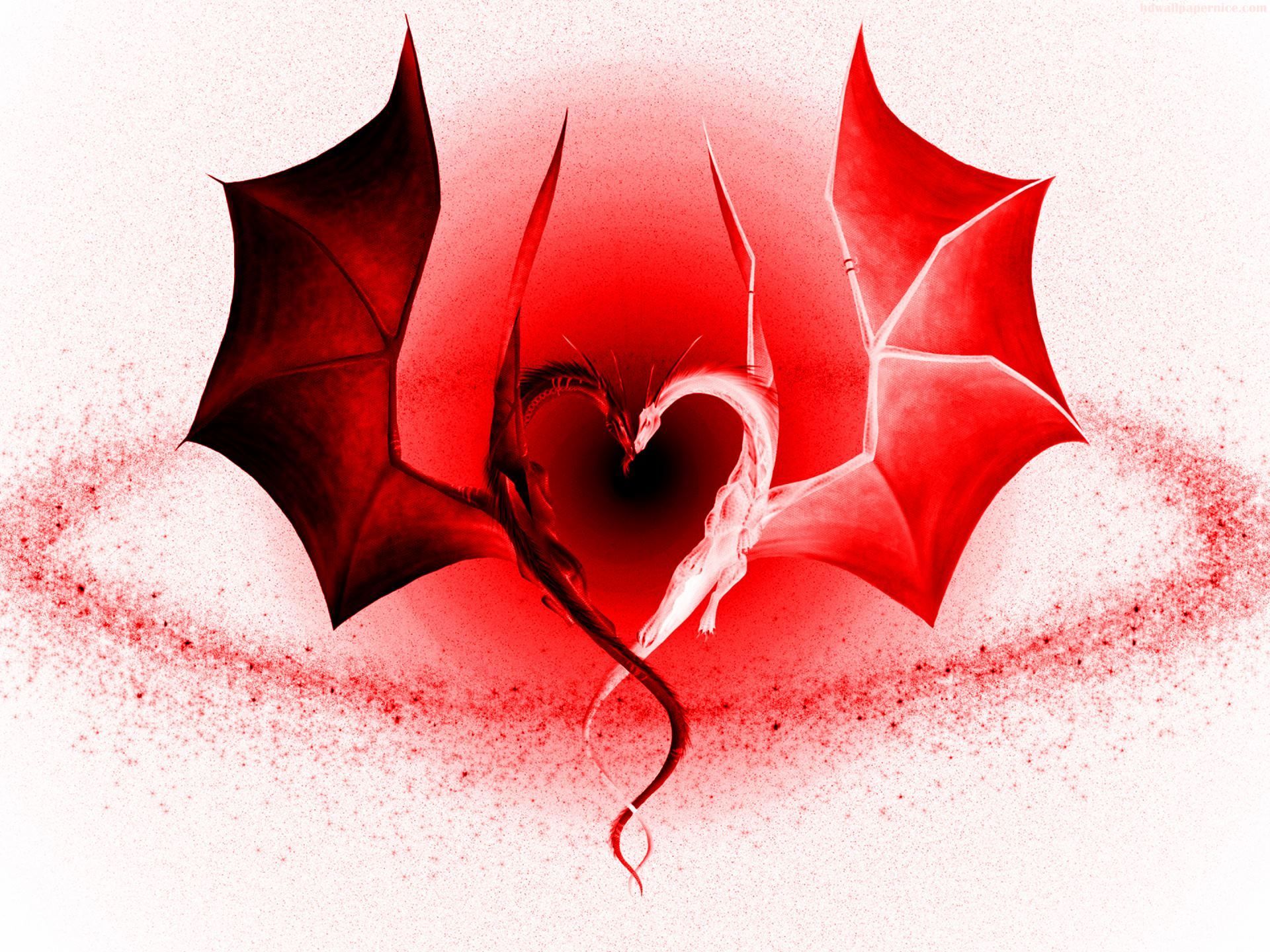 Dragons Heart Love Pics HD Wallpaper
