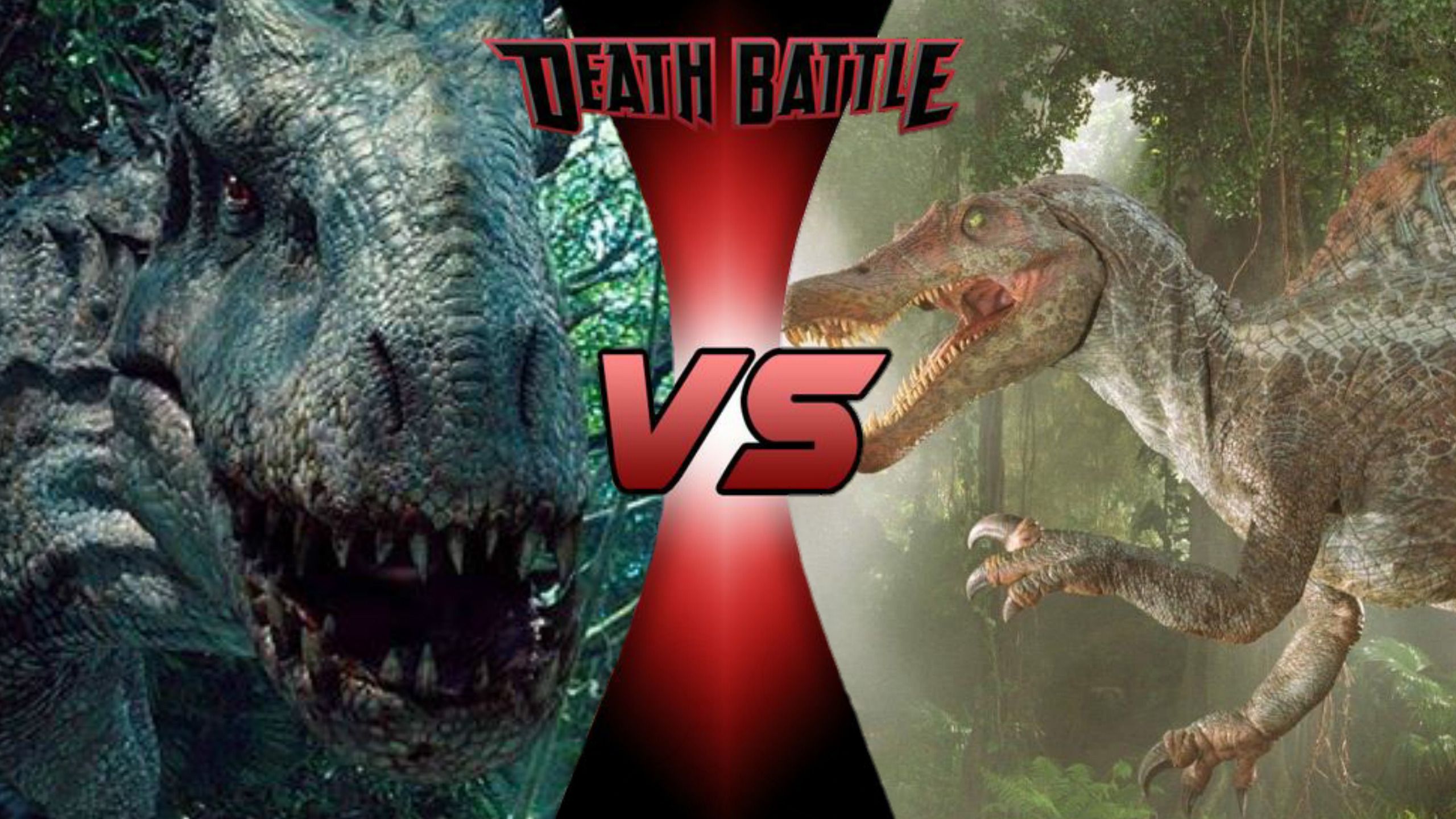 Indominus Rex VS Spinosaurus. Death Battle Fanon
