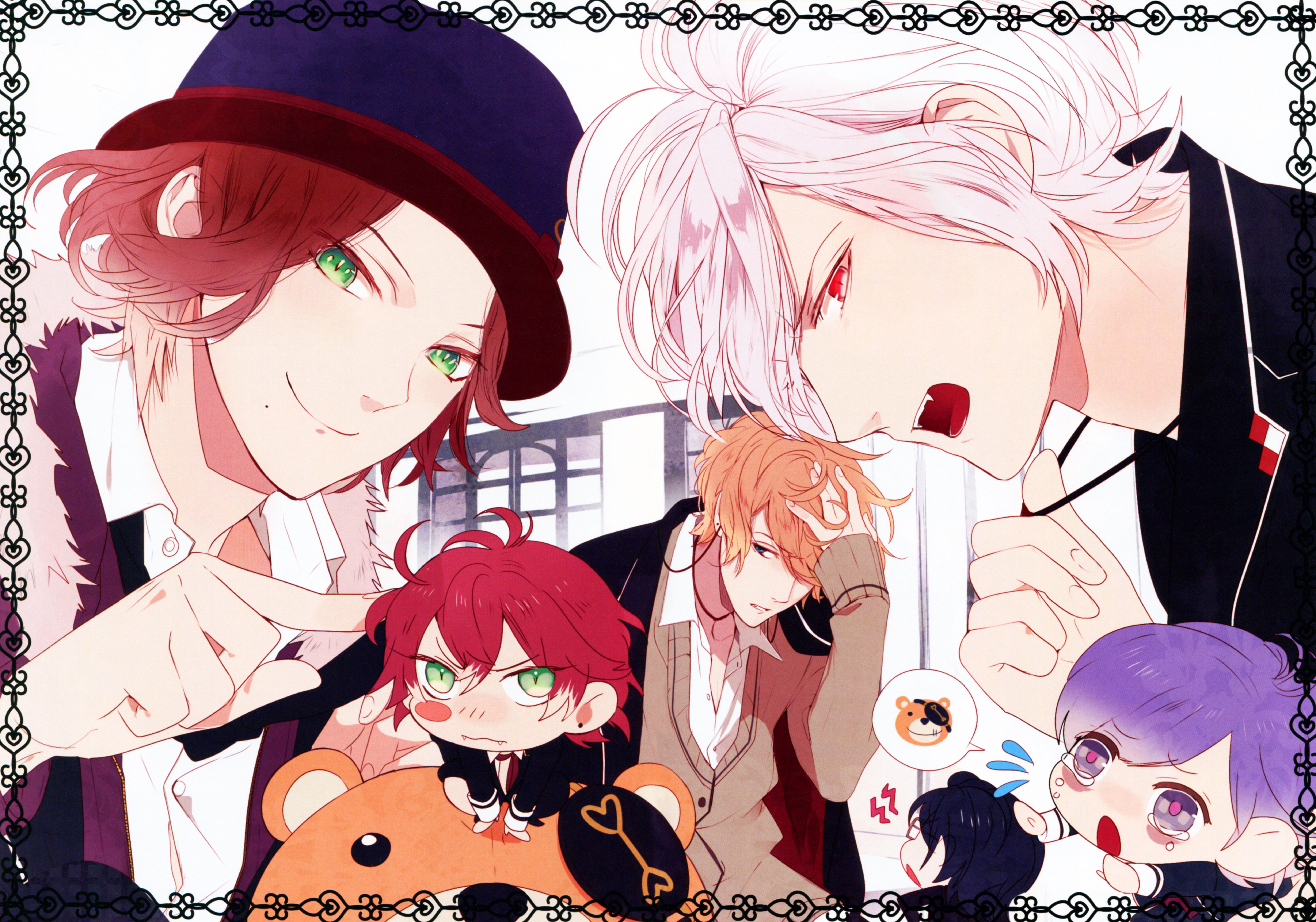 Diabolik Lovers Ayato Sakamaki, Kanato Sakamaki, Laito Sakamaki